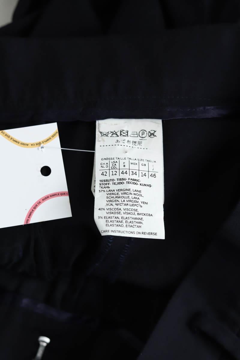 Wide trousers MAX MARA - Seconde Main Blue