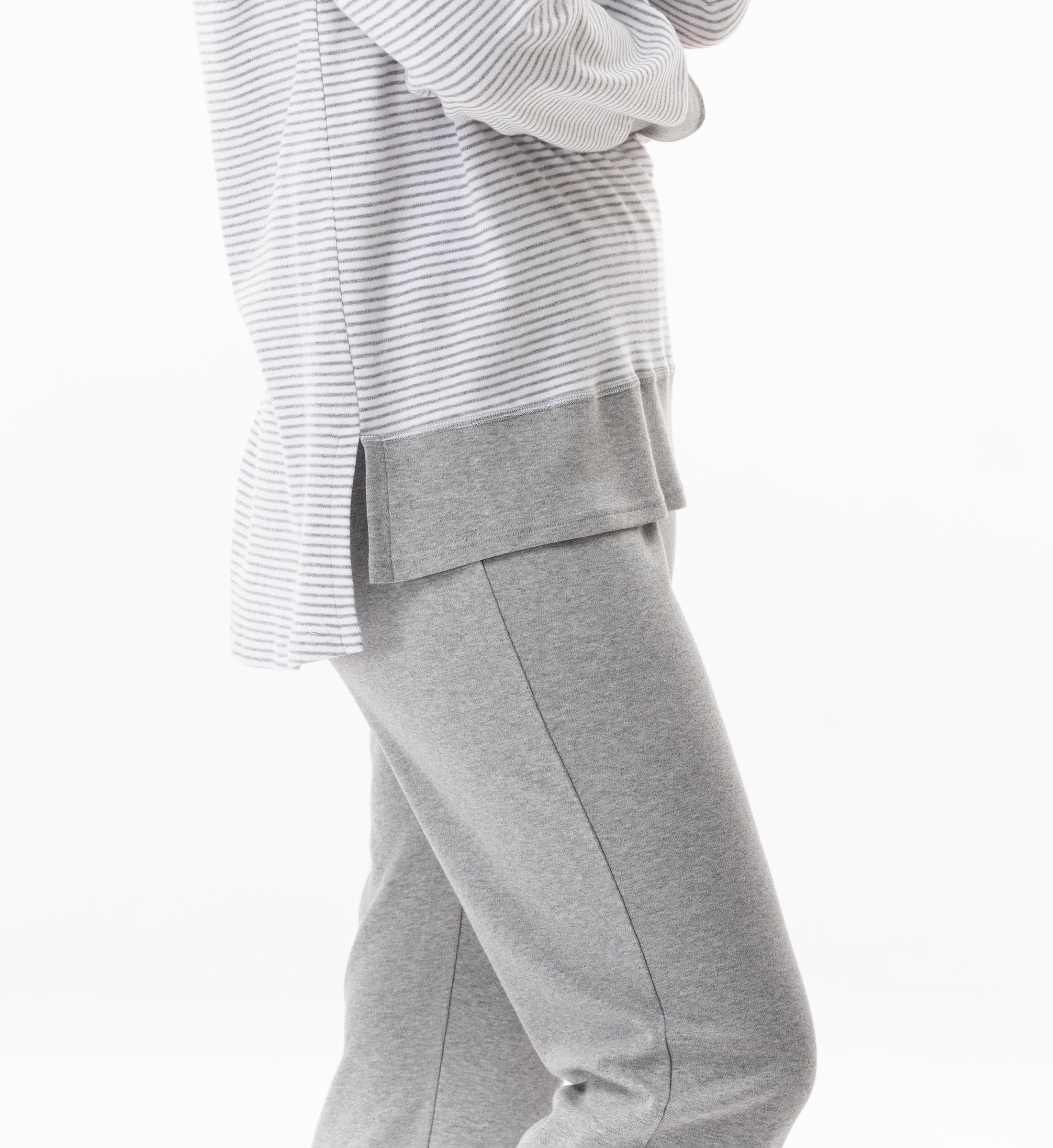 Cotton pajama top LE CHAT Grey