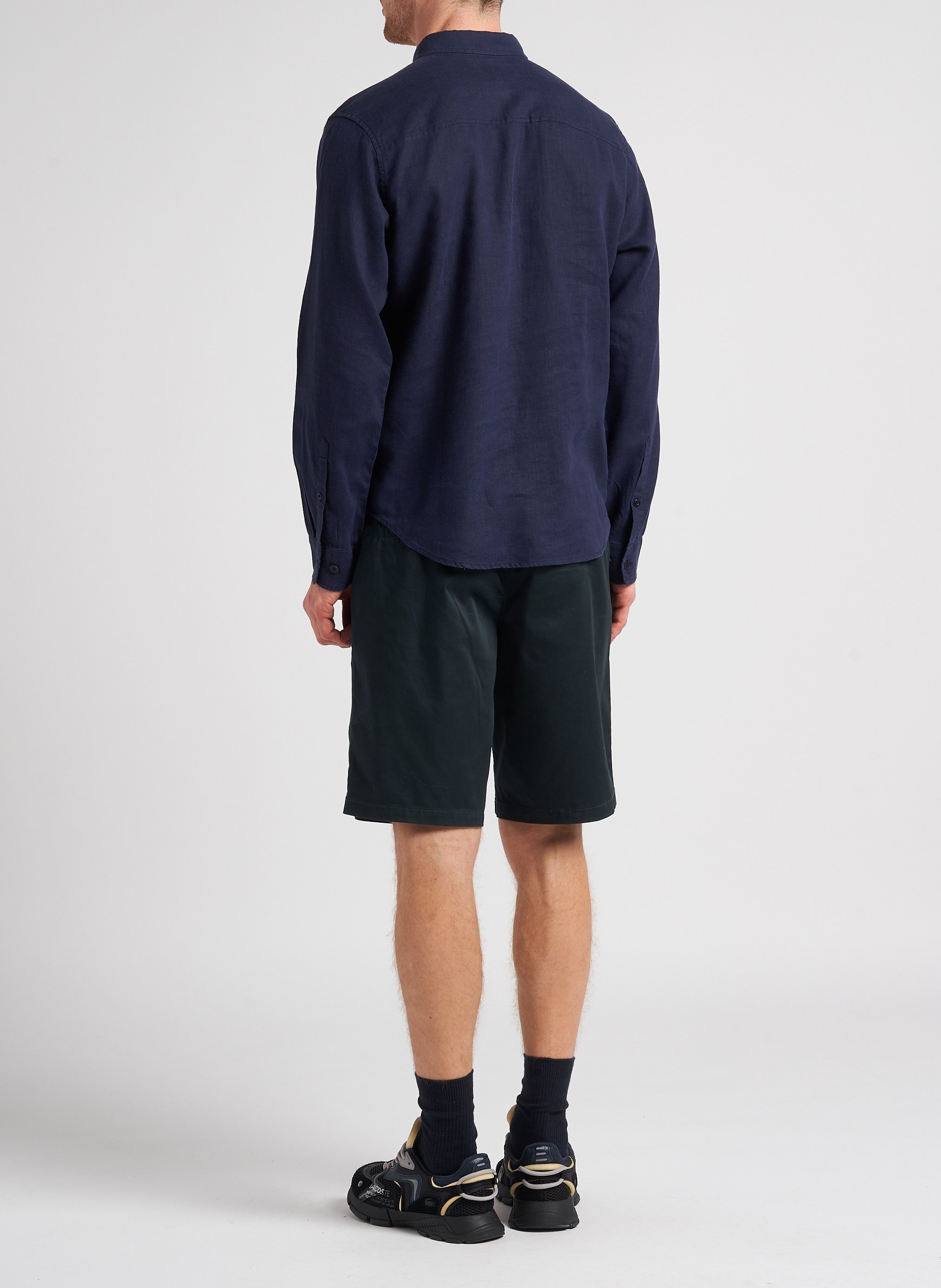 Camicia collo americano THINKING MU Blu