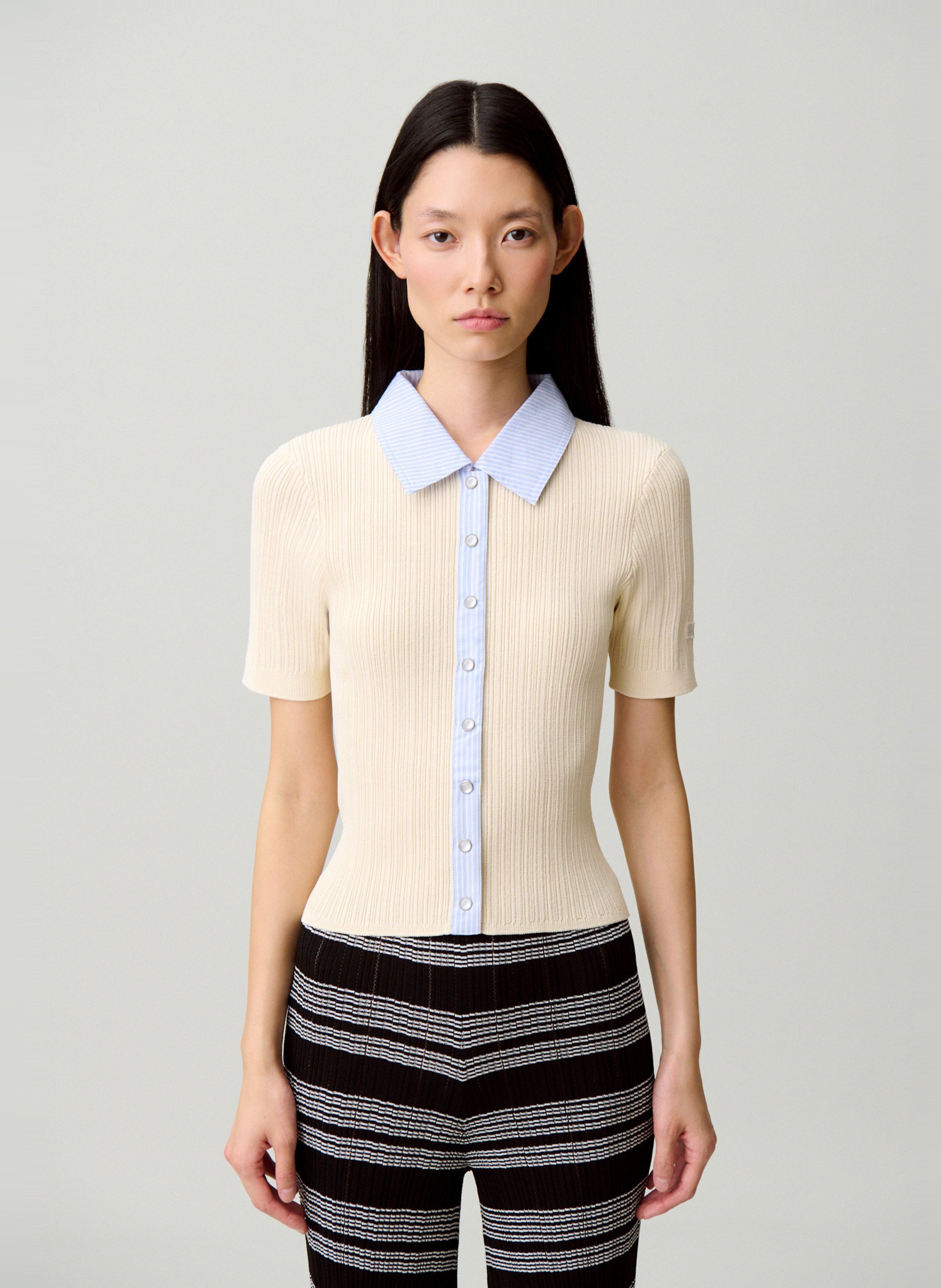 Cardigan ajusté col classique CLAUDIE PIERLOT