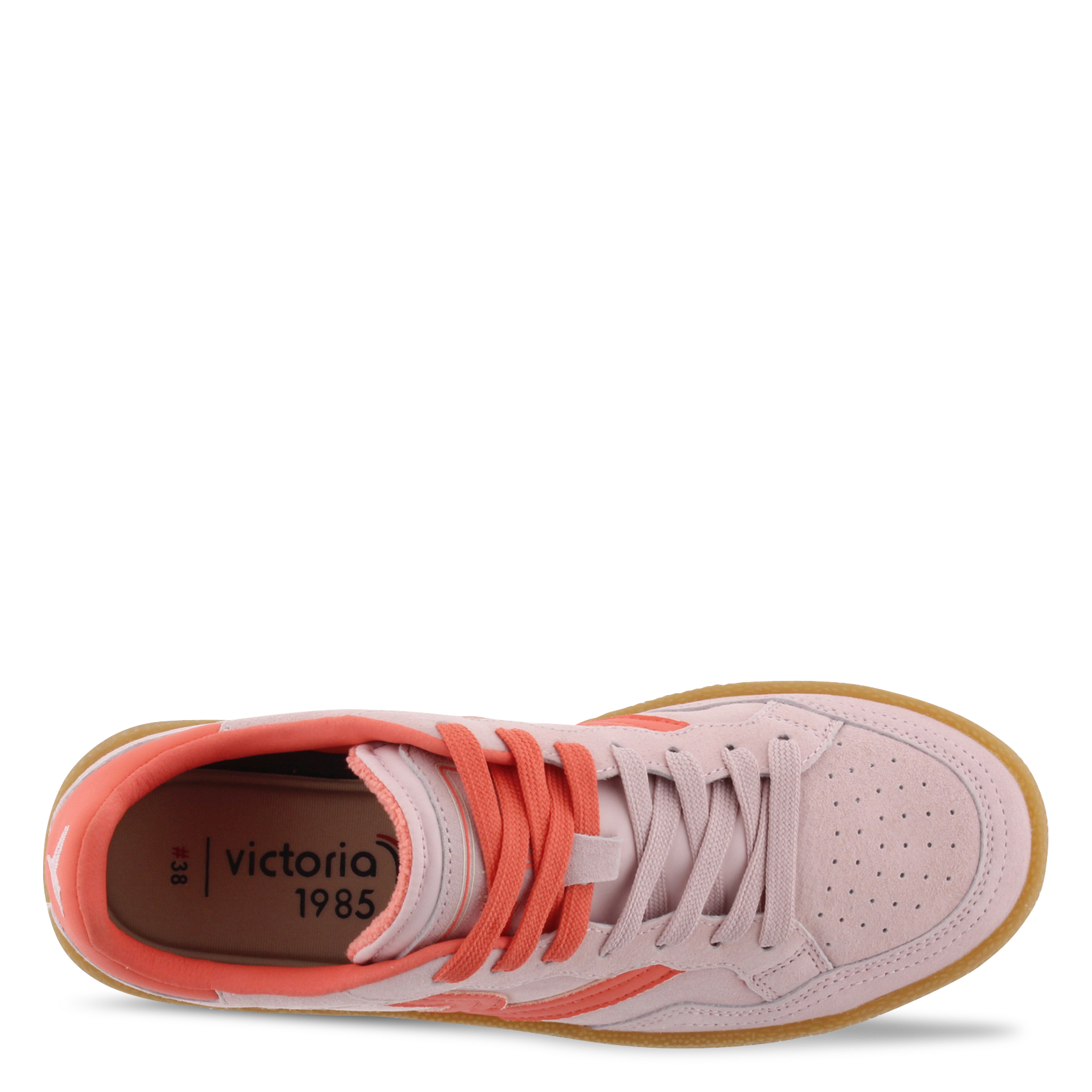 Bakets basses en cuir VICTORIA Rose