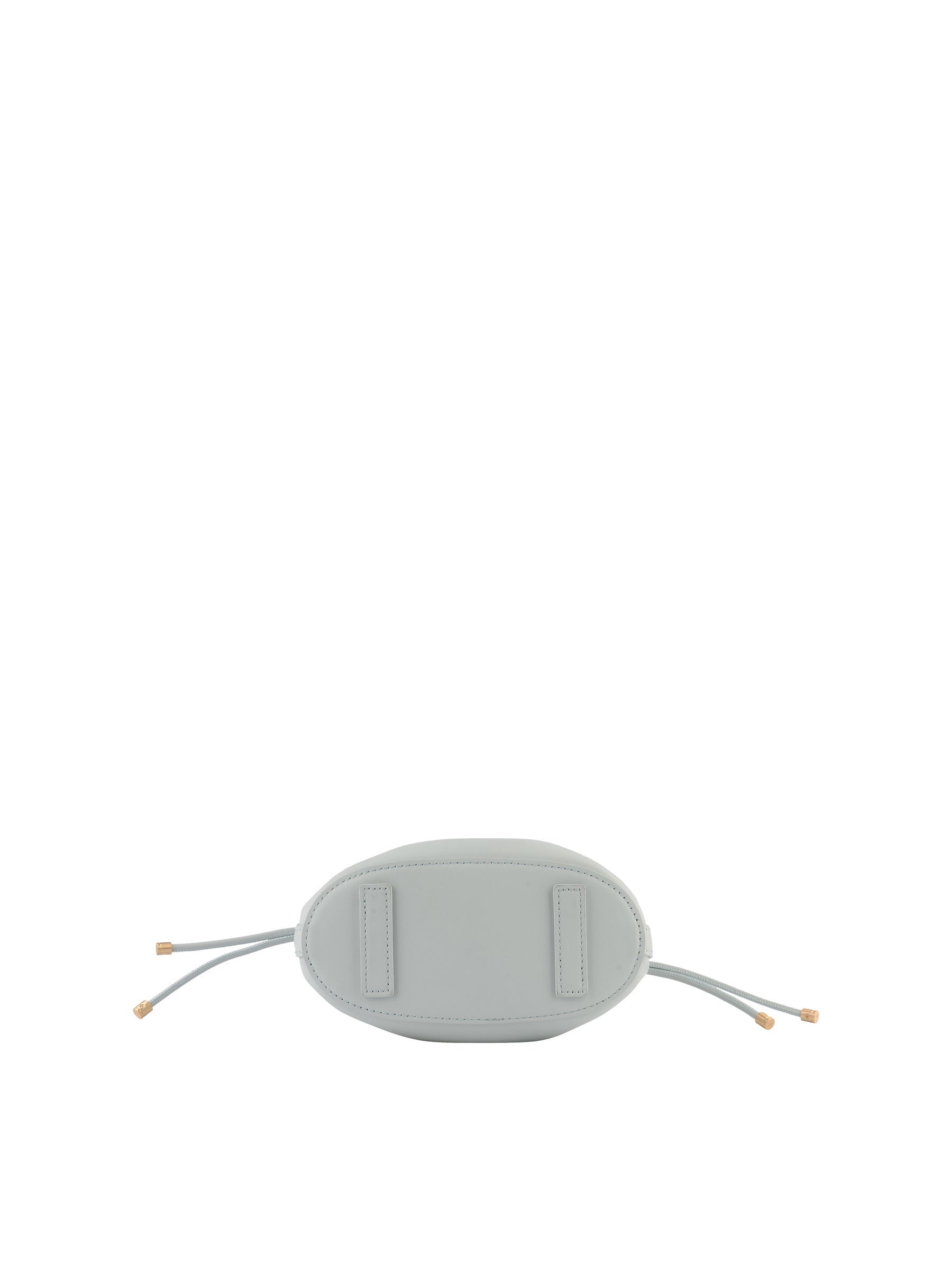 Calfskin leather handbag POURCHET Blue