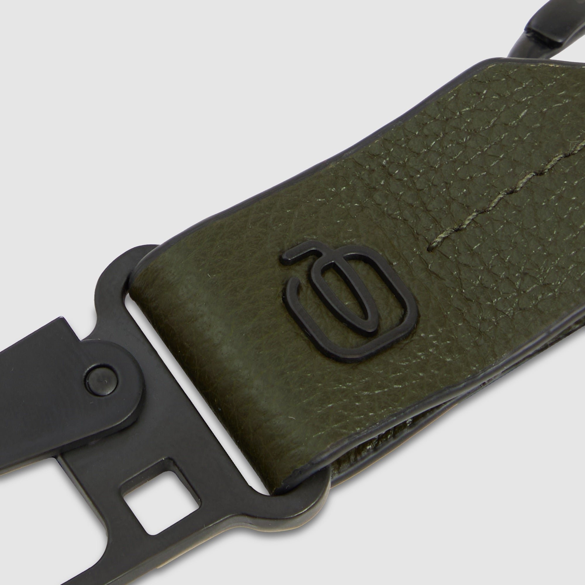 Asia leather keyring PIQUADRO Green