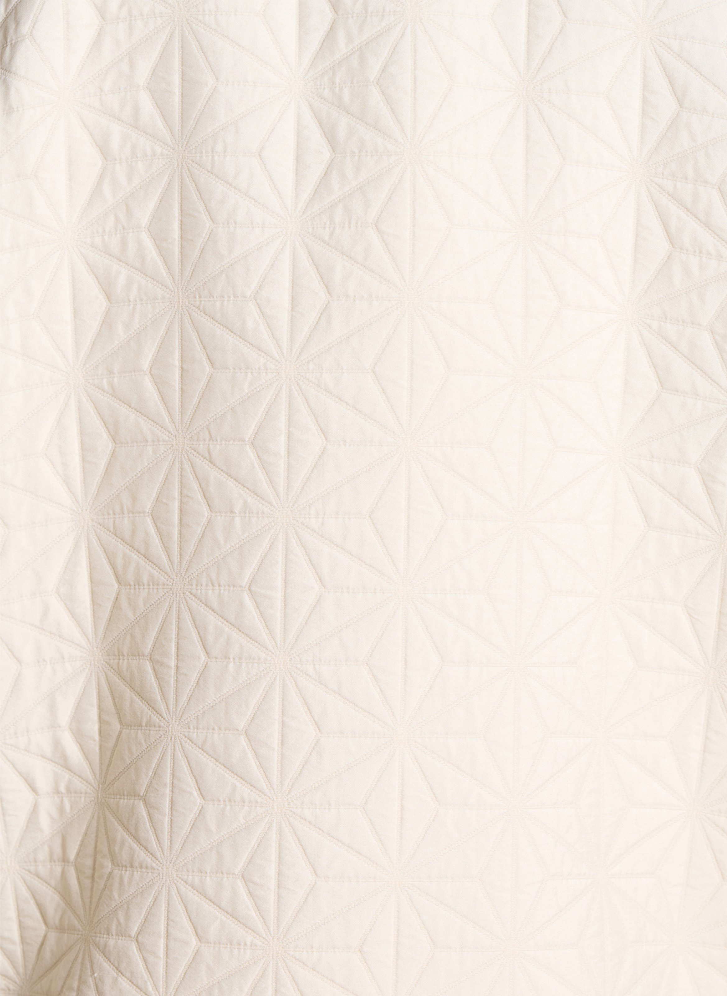 Manteau oversize en jacquard LA FEE MARABOUTEE Blanc