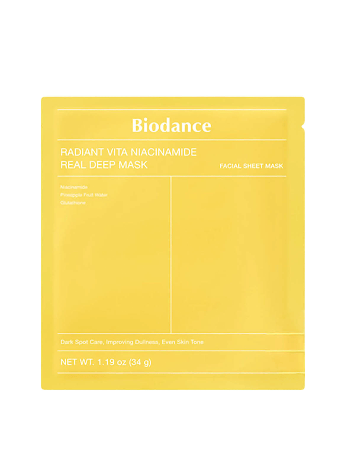 Brightening Mask with Niacinamide BIODANCE No color