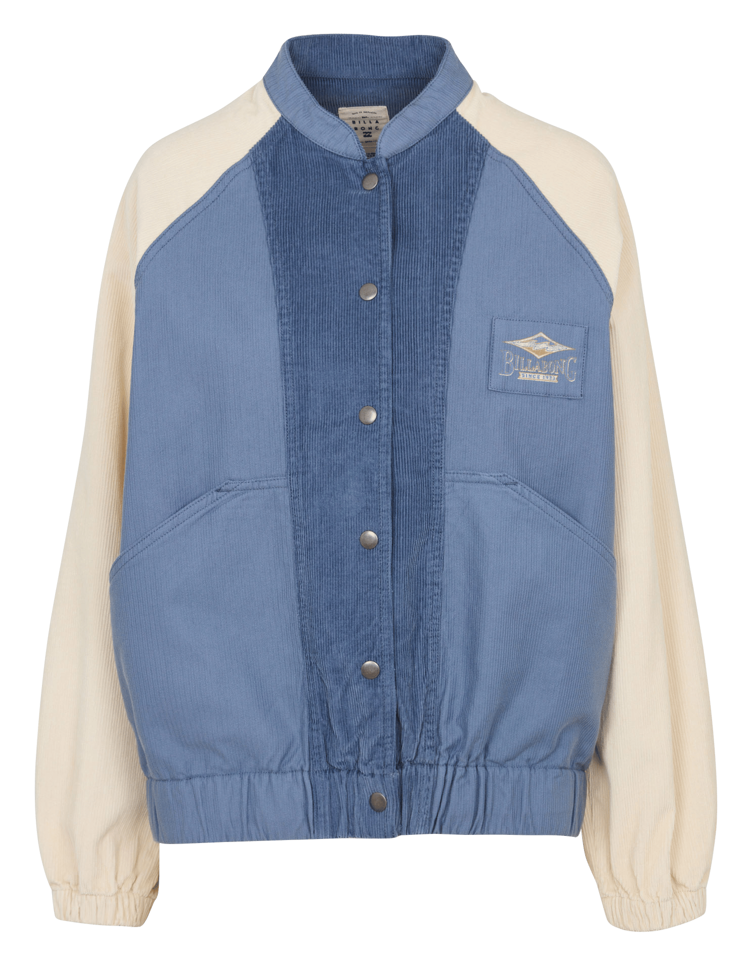 Katoenen jack met klassieke kraag BILLABONG Blauw