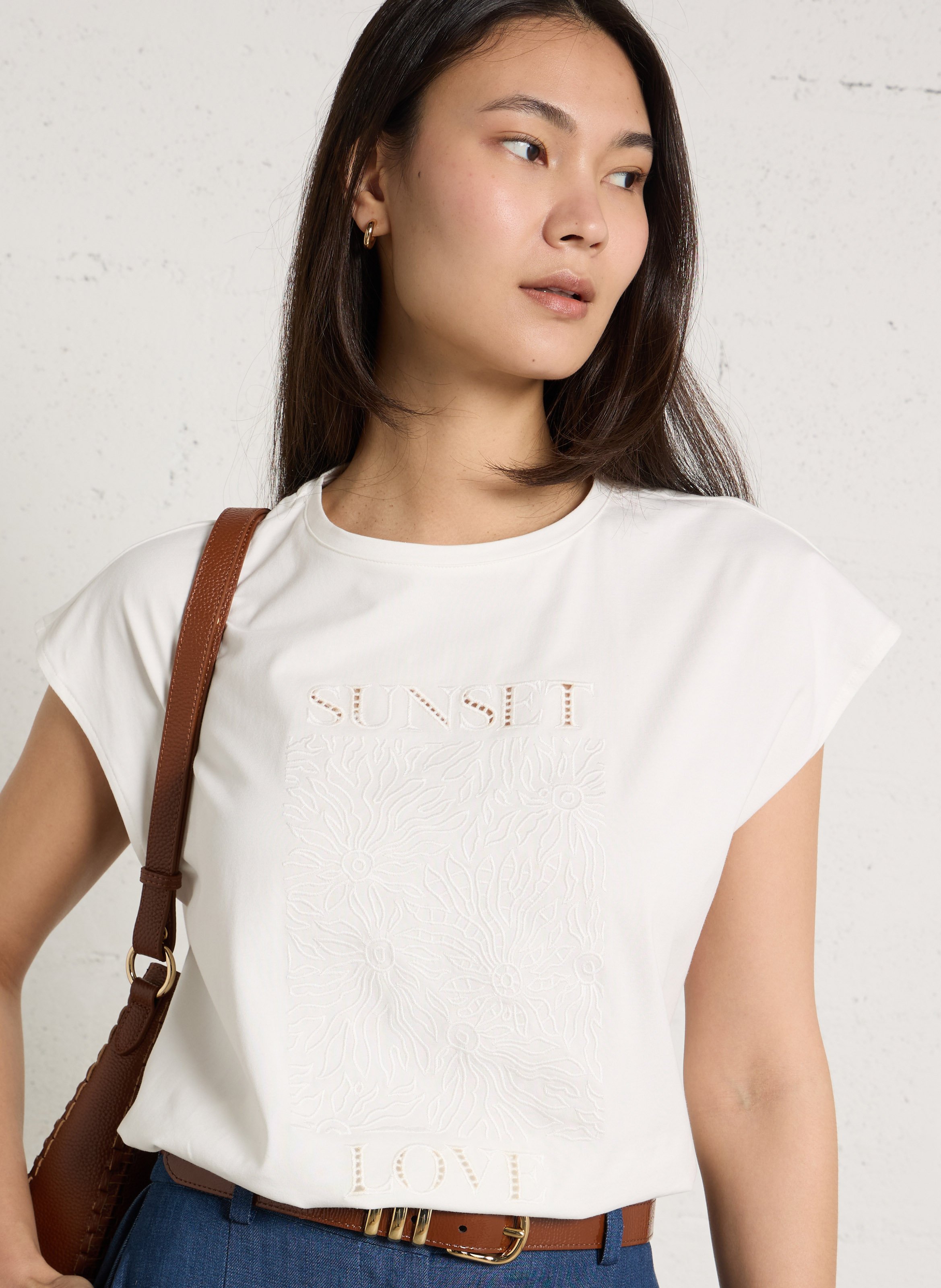 Tee-shirt ample en coton mélangé LA PETITE ETOILE