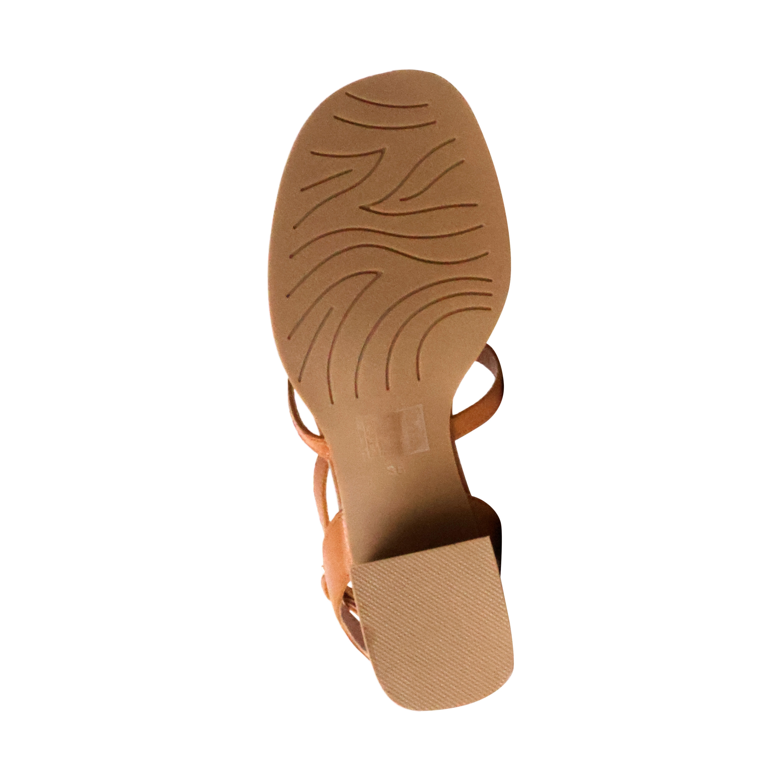 Catalina leather heel sandals EMILIE KARSTON Brown
