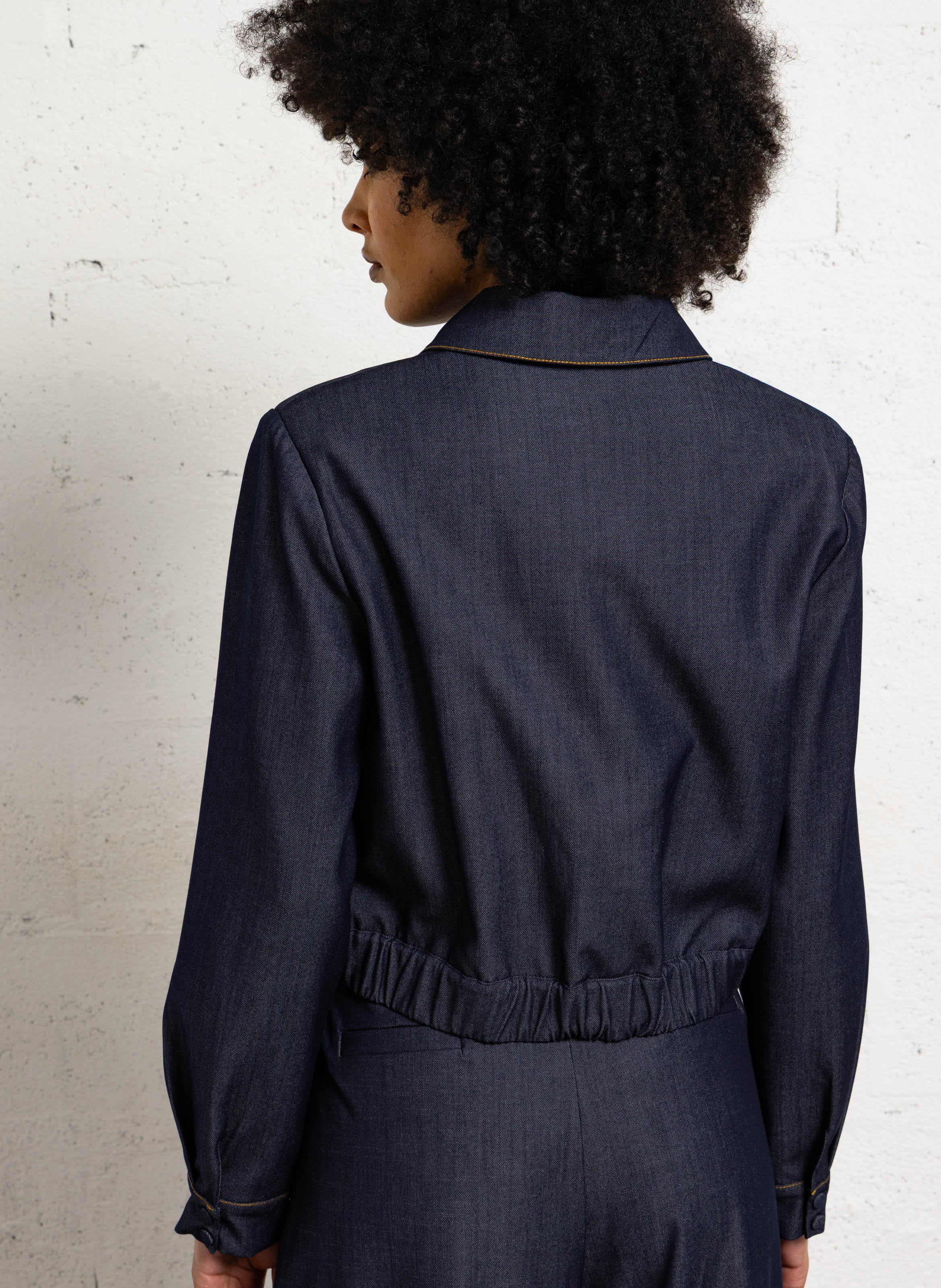 Veste col classique  SUNCOO Jean brut