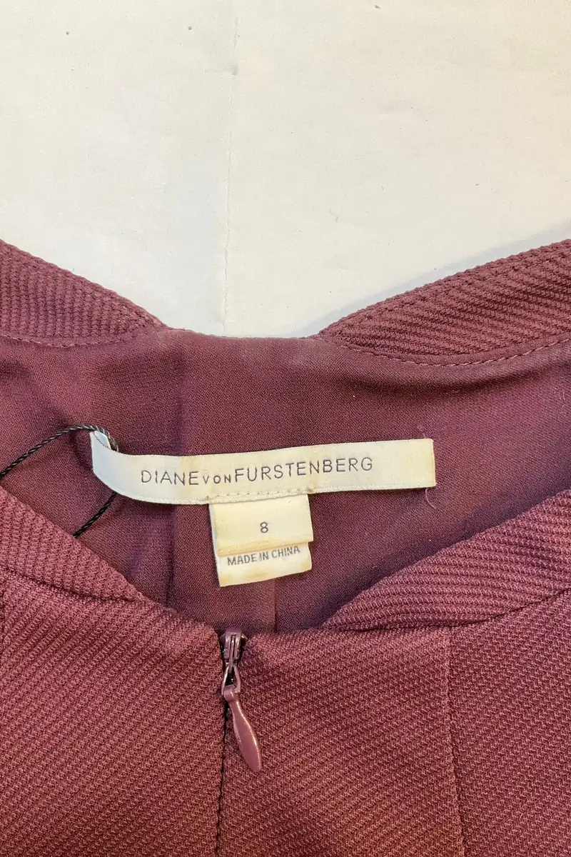 Dress DIANE VON FURSTENBERG - Seconde Main Red