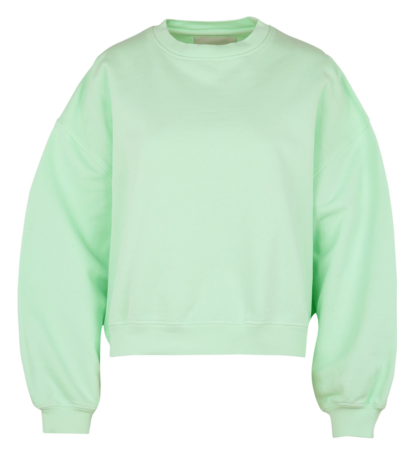 Baumwoll-Sweatshirt mit Rundhalsausschnitt BELLEROSE Grun