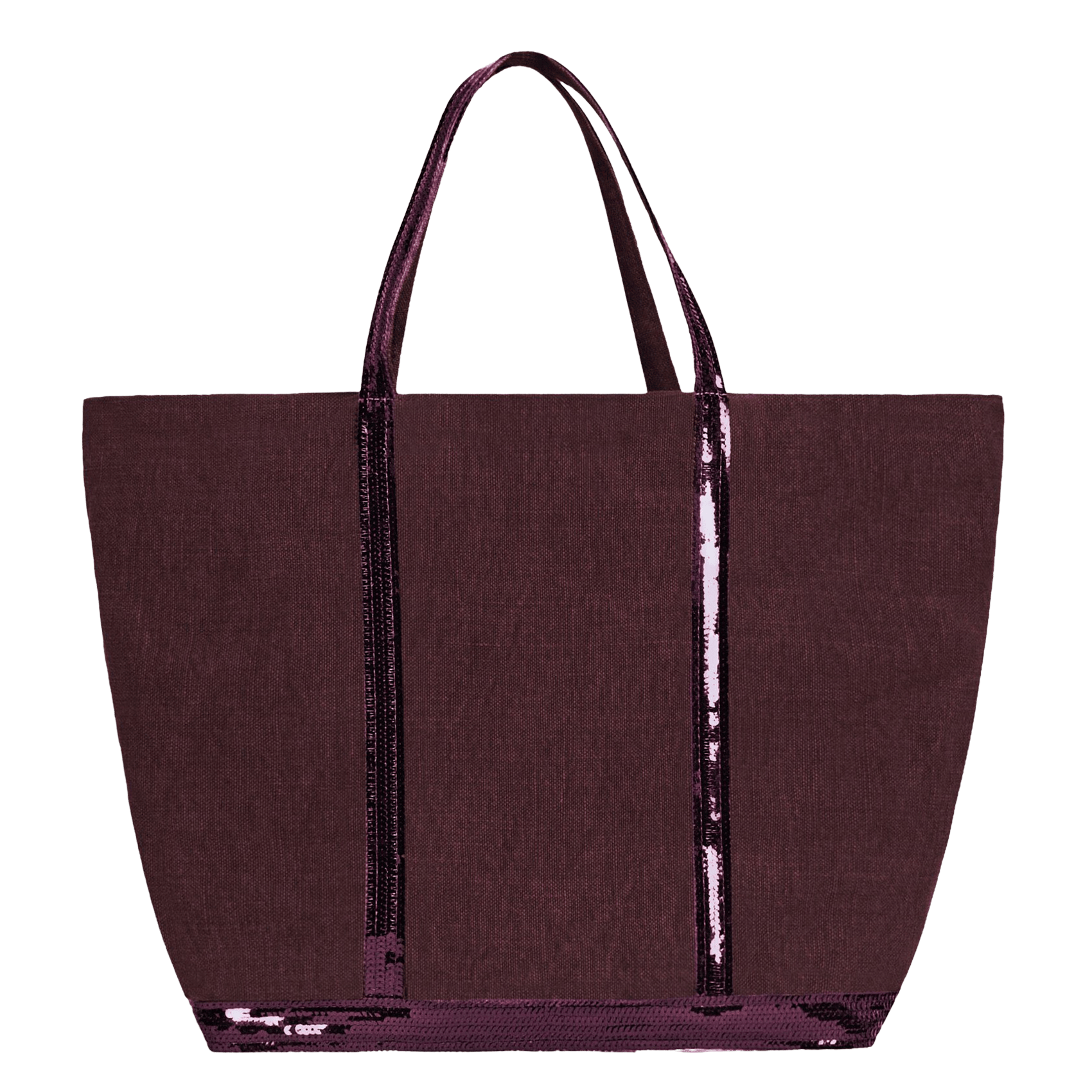 Cabas brodé sequins en lin VANESSA BRUNO