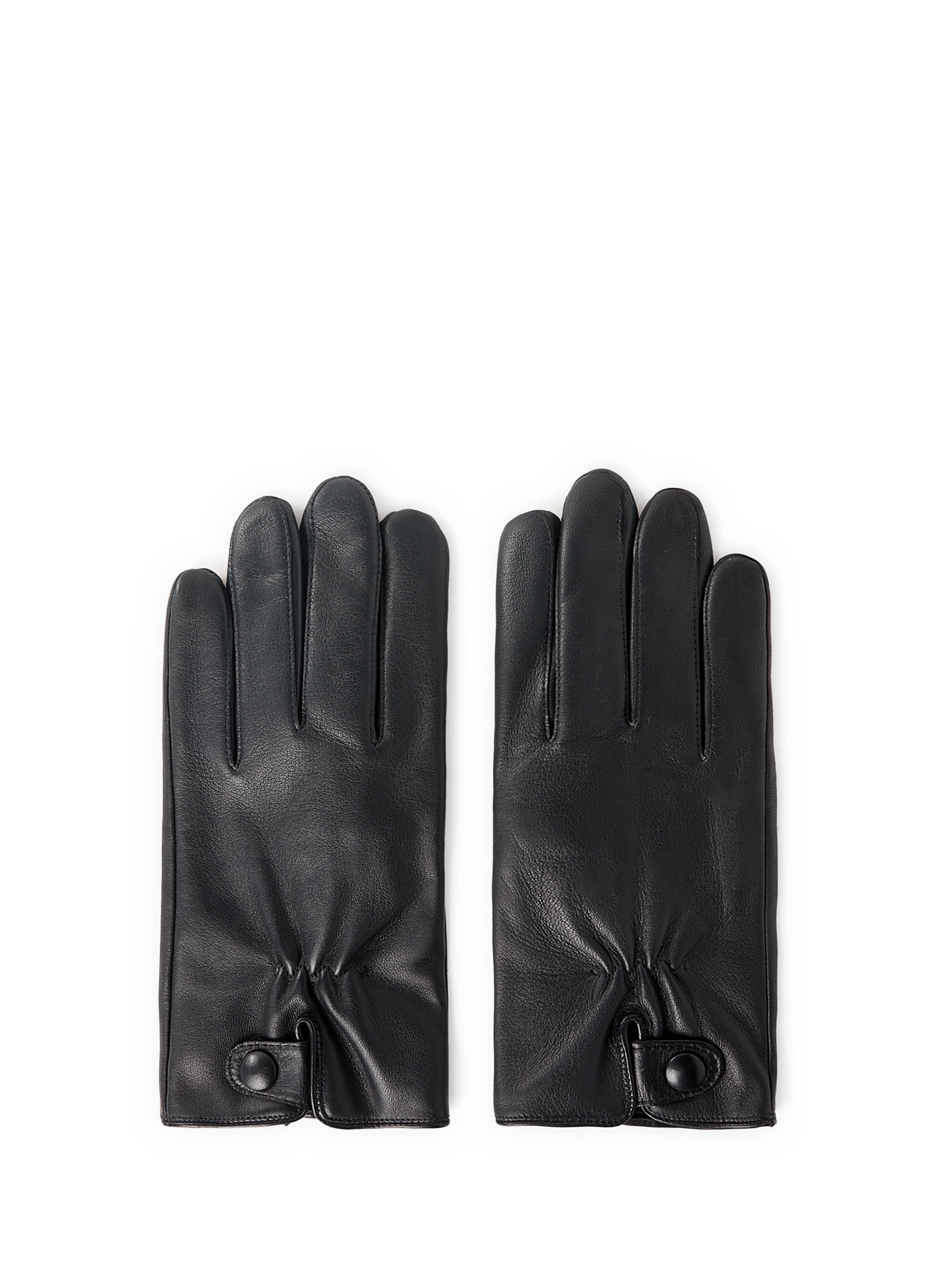 Leather gloves SAISON 1865 Black