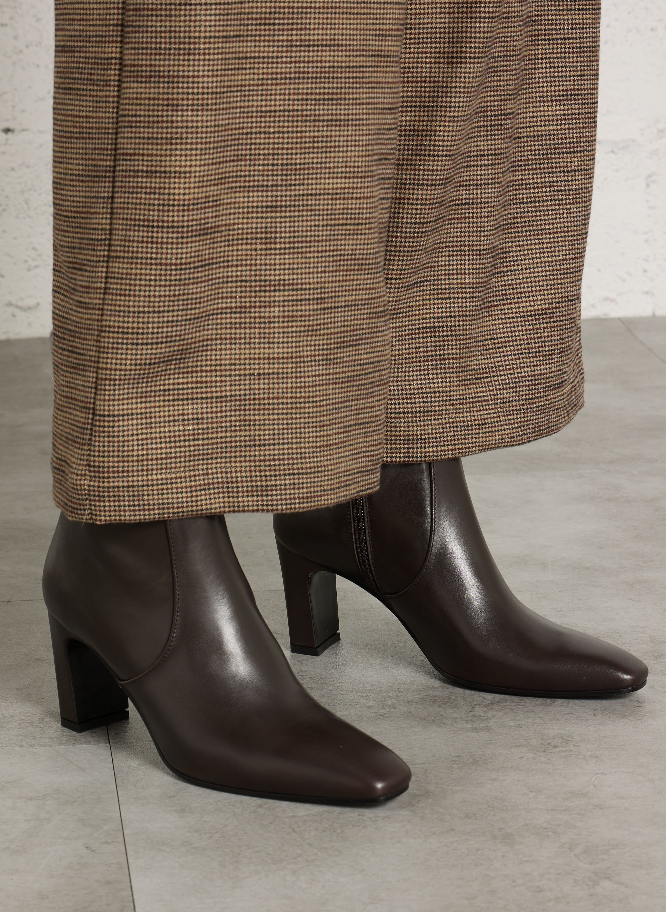 Bottines en cuir MELLOW YELLOW Marron