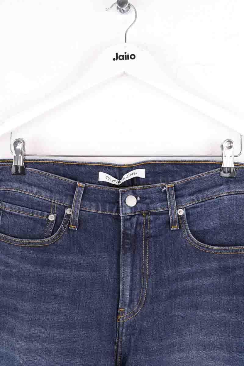 Slim trousers CALVIN KLEIN - Seconde Main Blue