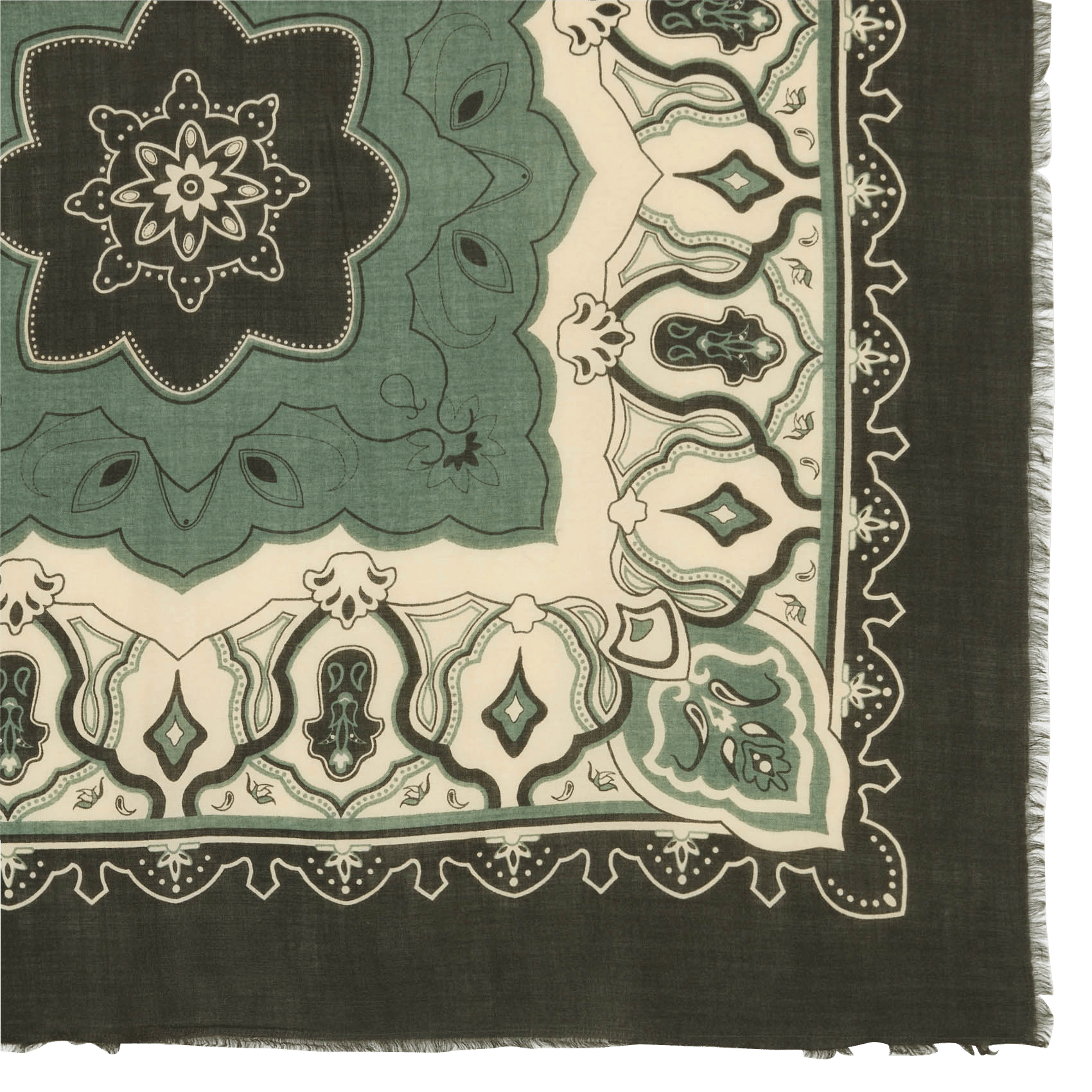 Wollen foulard met print MAISON 123