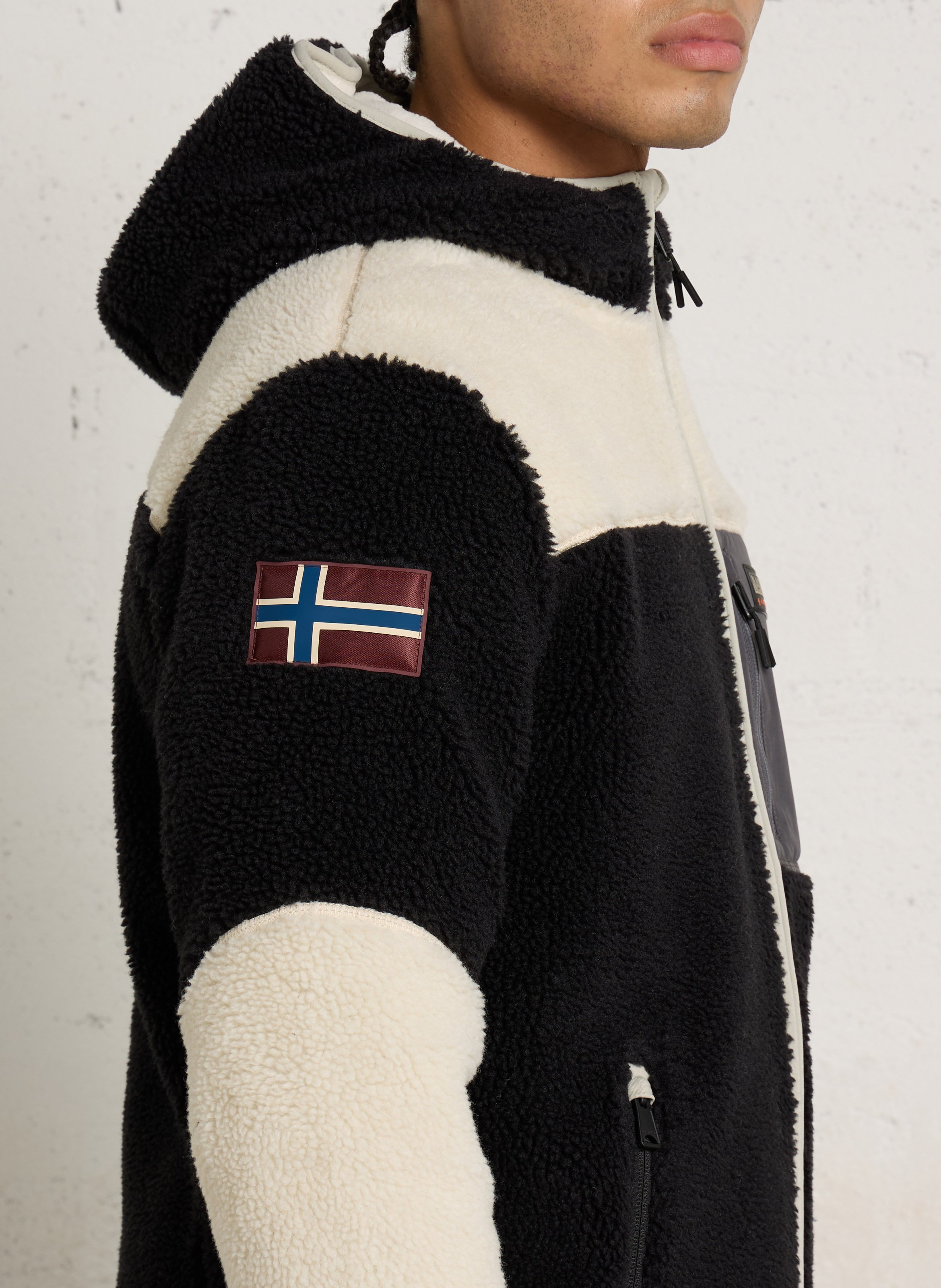 Straight-cut hooded jacket NAPAPIJRI Multicolored
