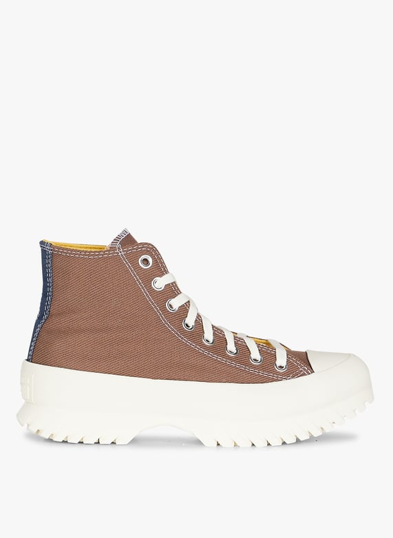 Baskets Montantes Compensees Ctas Lugged 2.0 Hi Chocolate Converse Femme A03808C 202 CHOCOLATE Place des Tendances Belgique