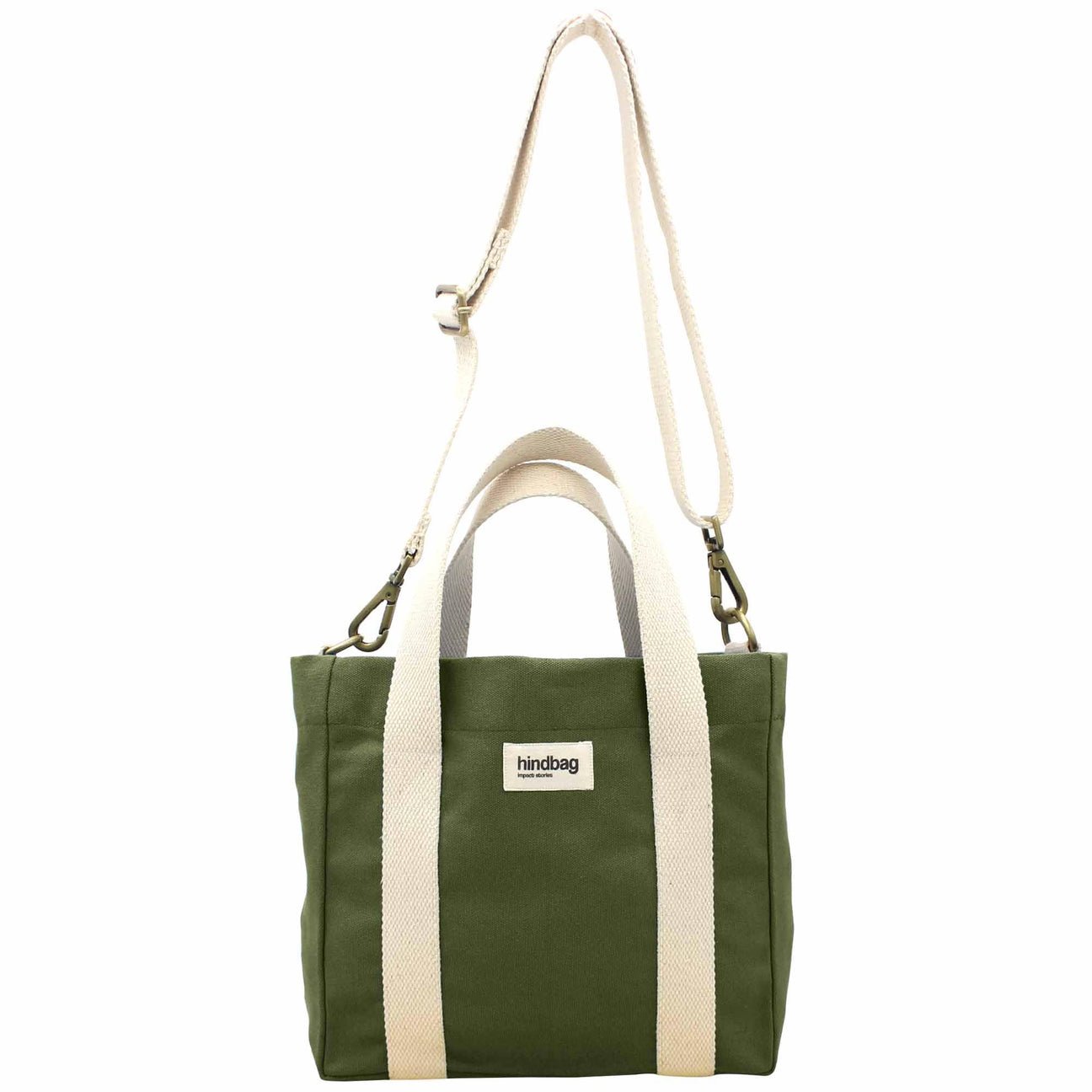 Cotton handbag HINDBAG Khaki