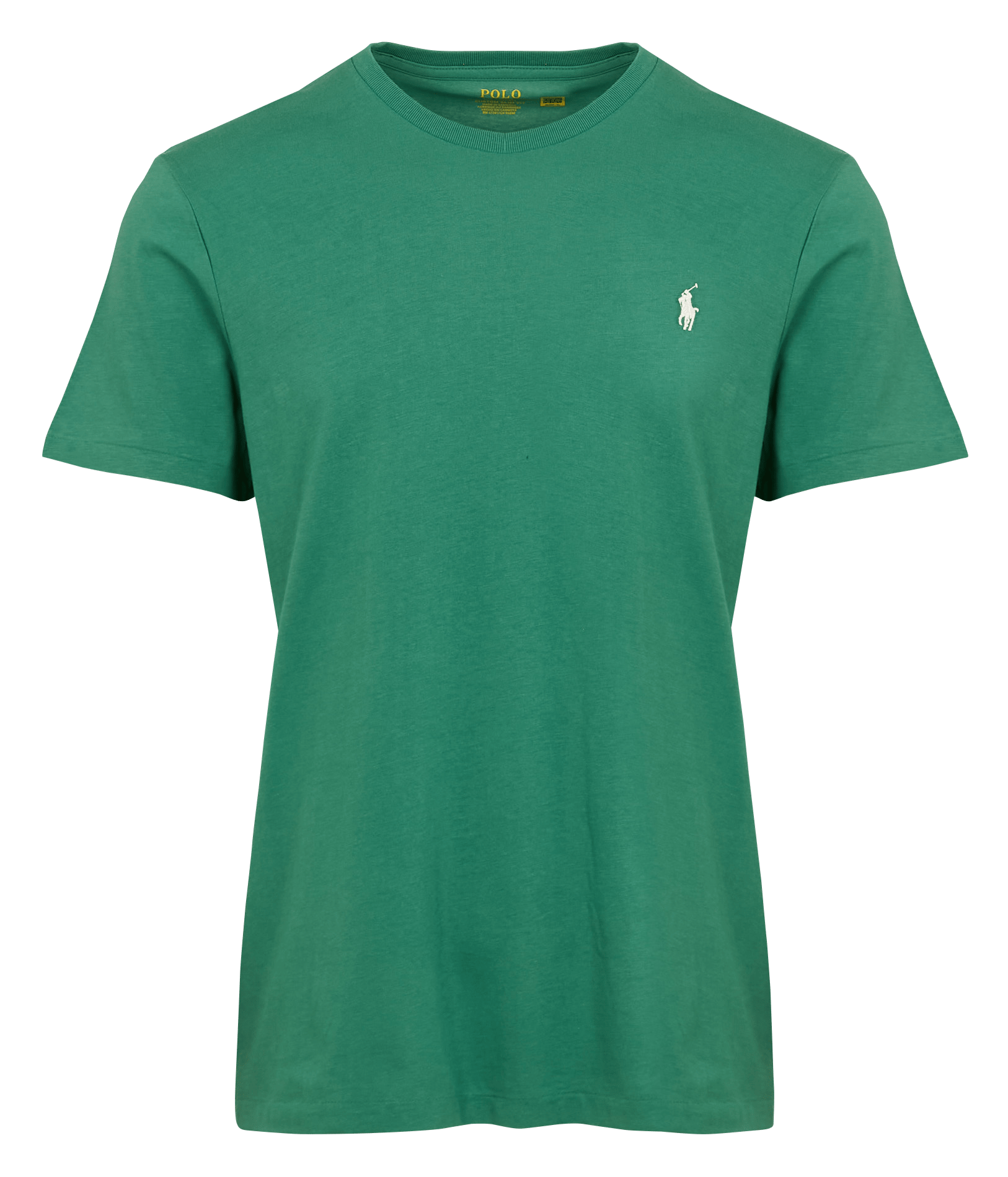 Long-sleeved round-neck cotton T-shirt POLO RALPH LAUREN Green
