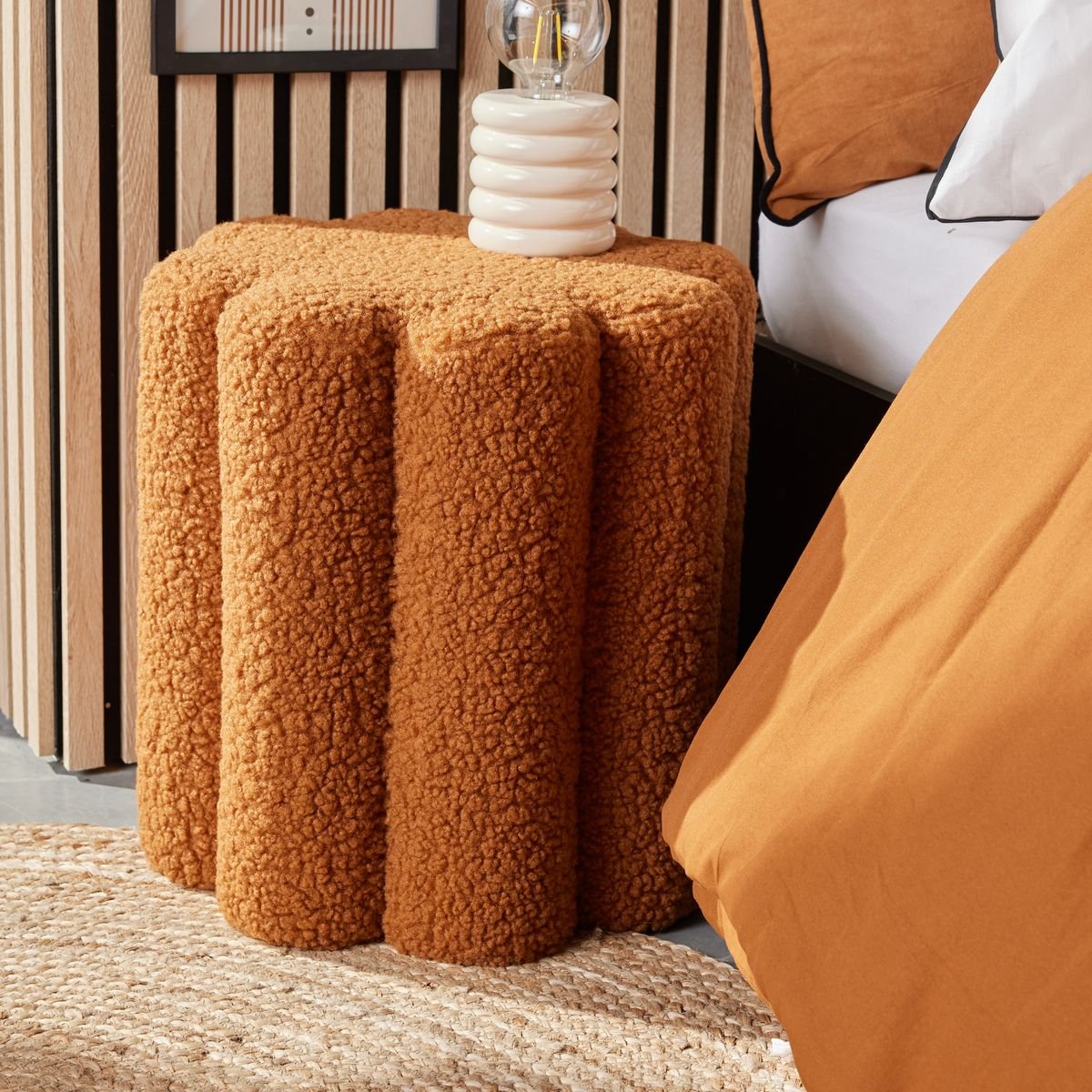 Loop pouf FACTORY Brown