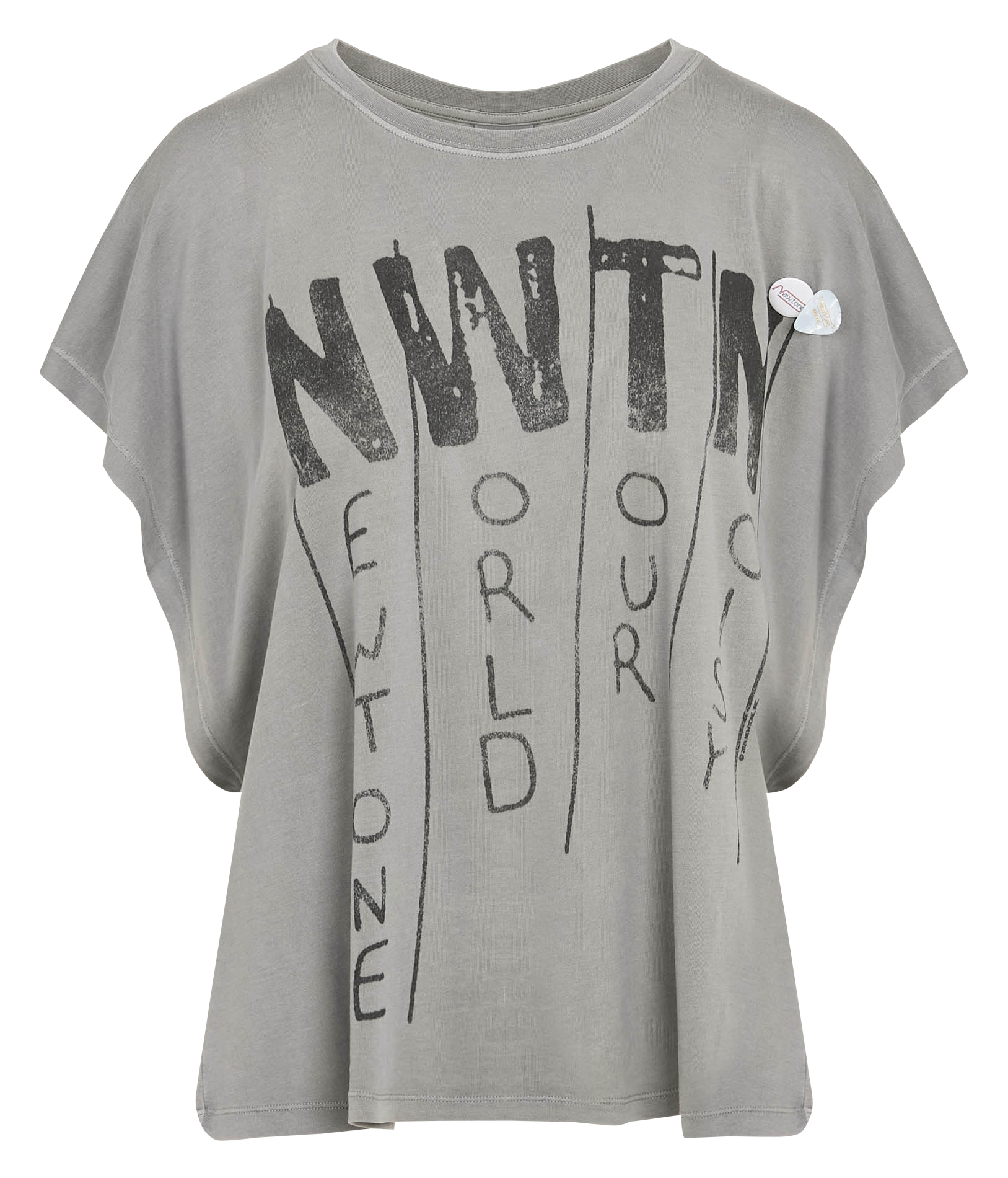 Cotton T-shirt NEWTONE Grey