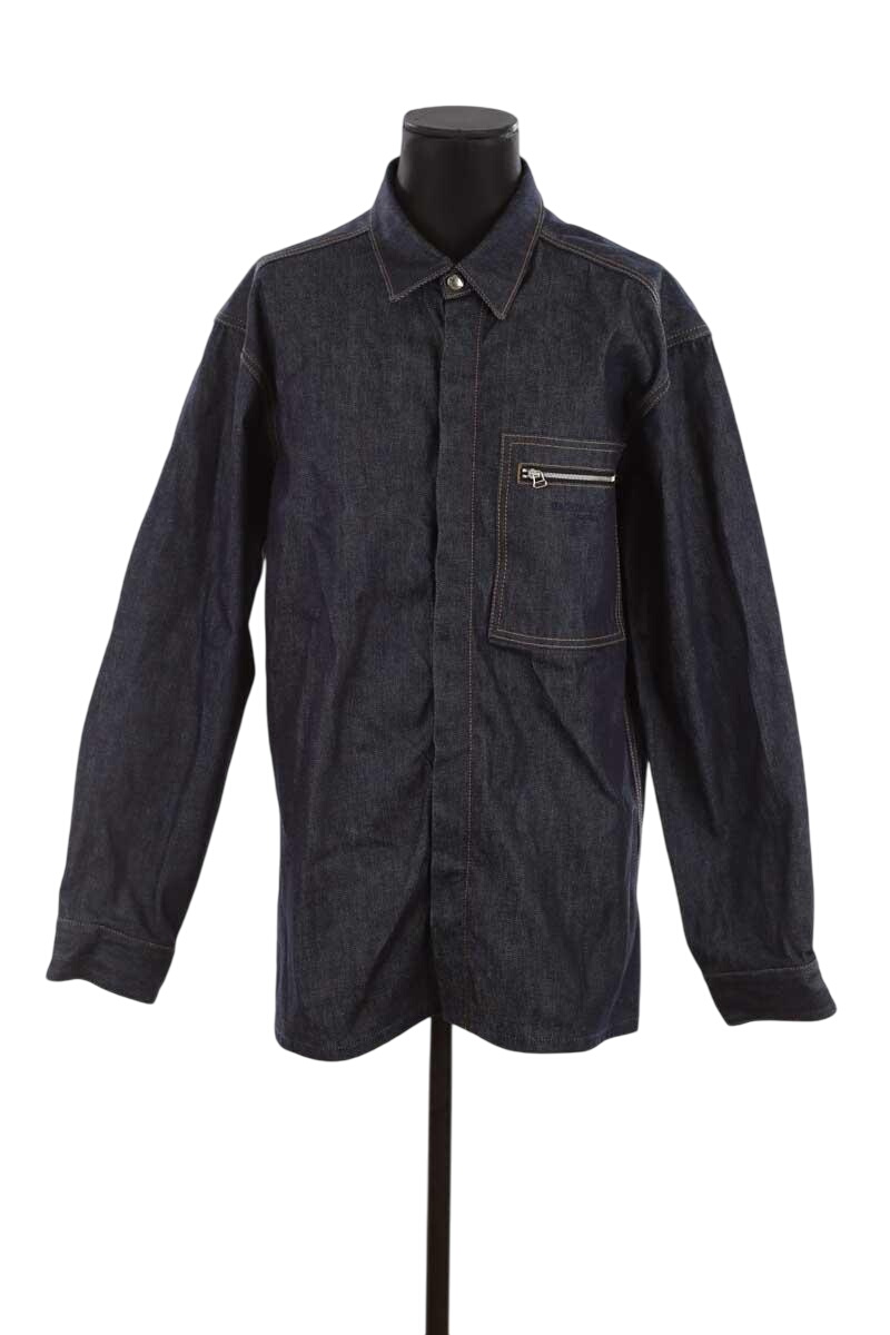 Chemise en coton MAISON KITSUNÉ - Seconde main Bleu