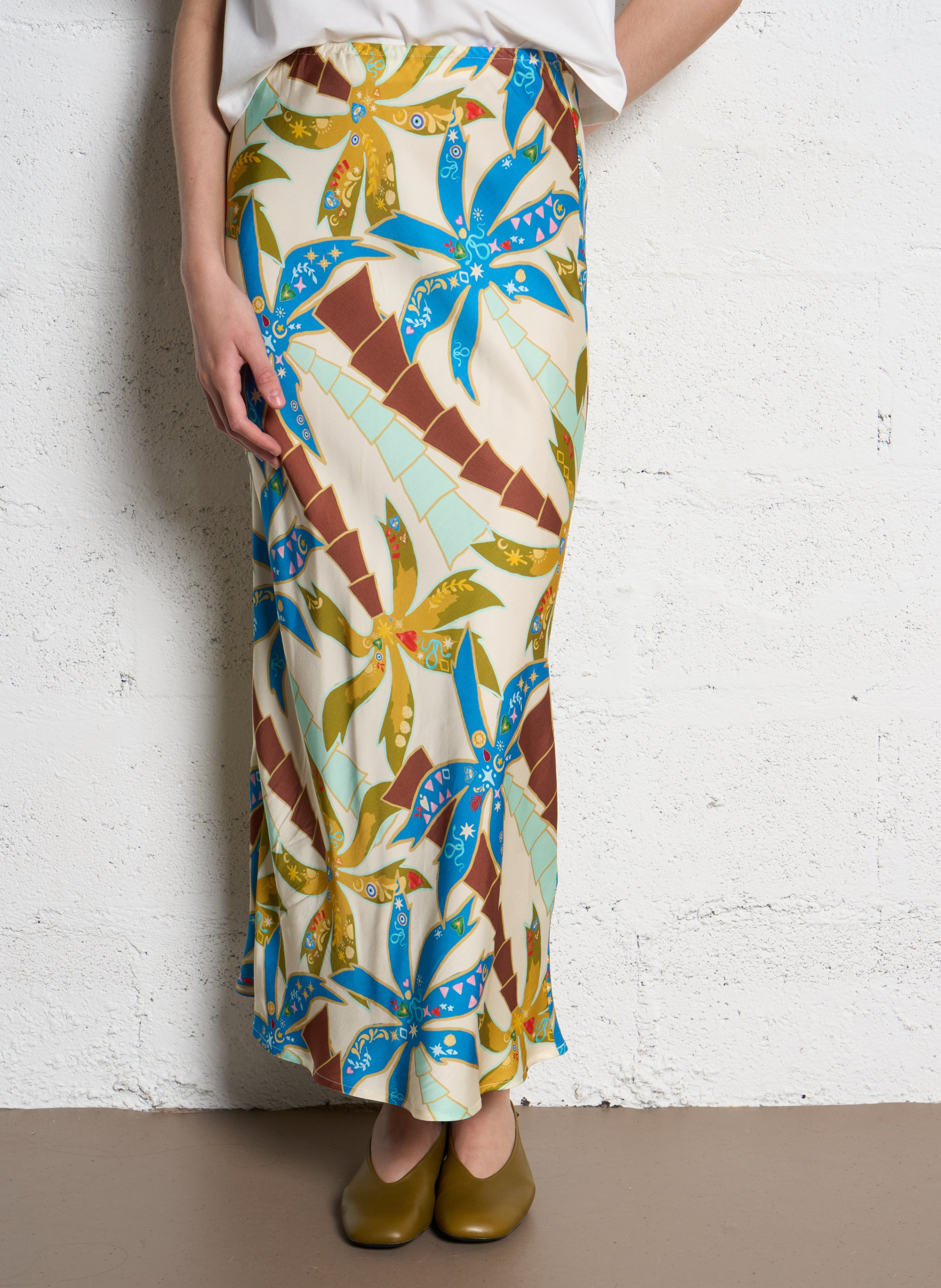 Long printed skirt NEVER FULLY DRESSED Multicolored