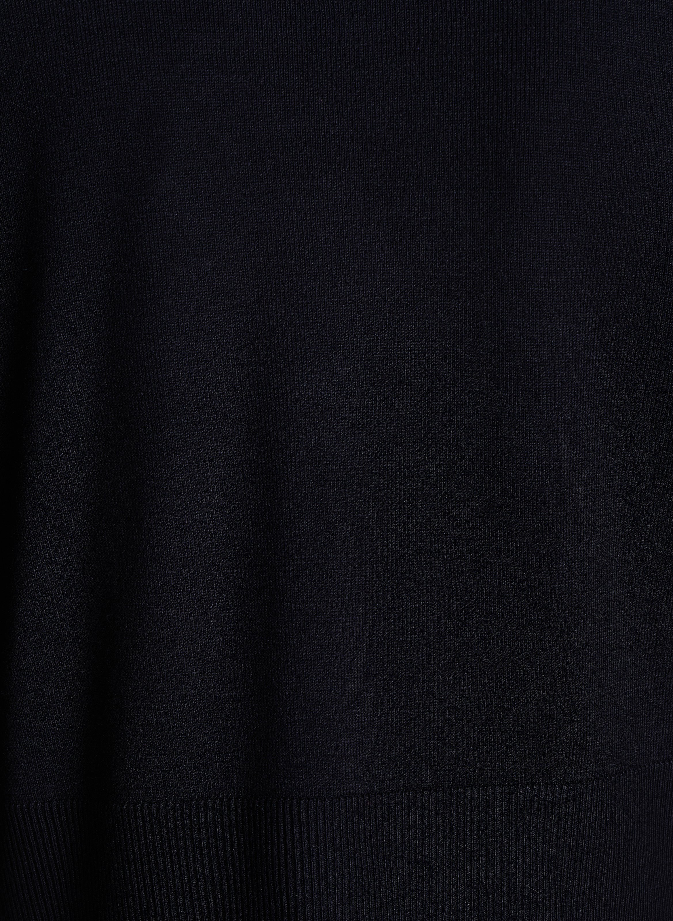 Straight V-neck vest LA FEE MARABOUTEE Black