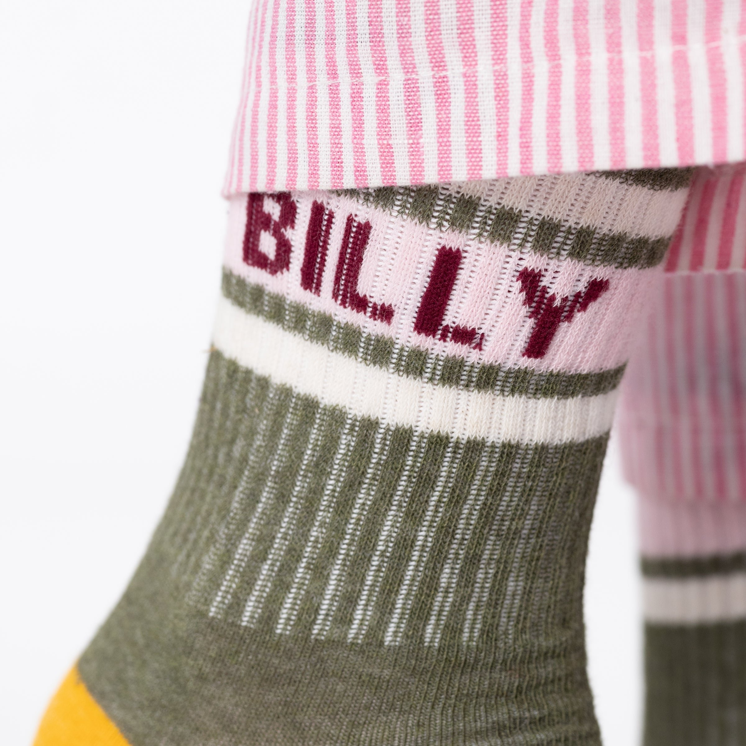 Cotton tennis socks BILLYBELT Green