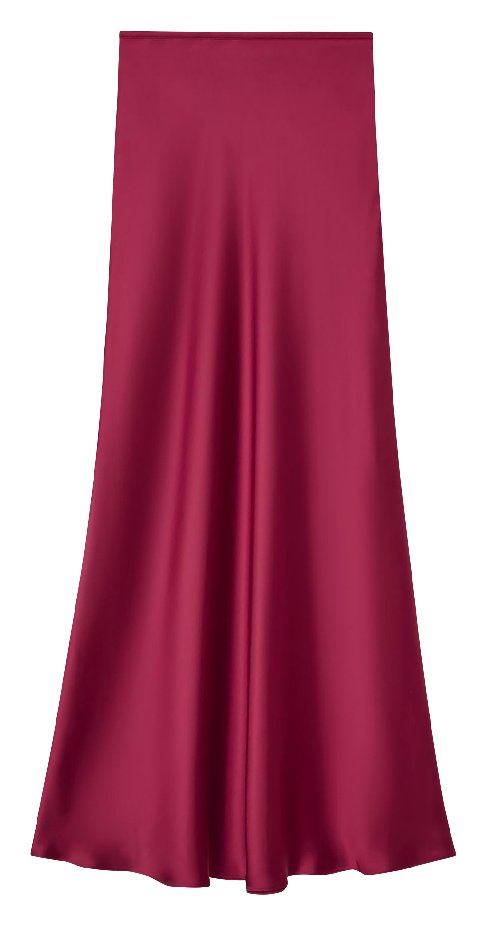 Long satin skirt TARA JARMON Red