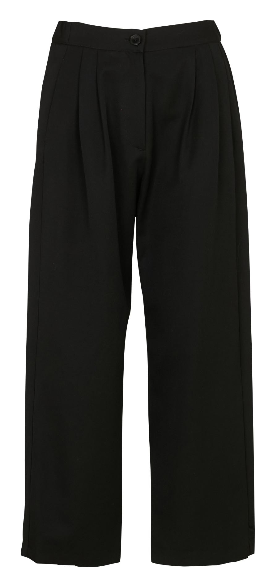 Pantalon large en laine MASSCOB Noir