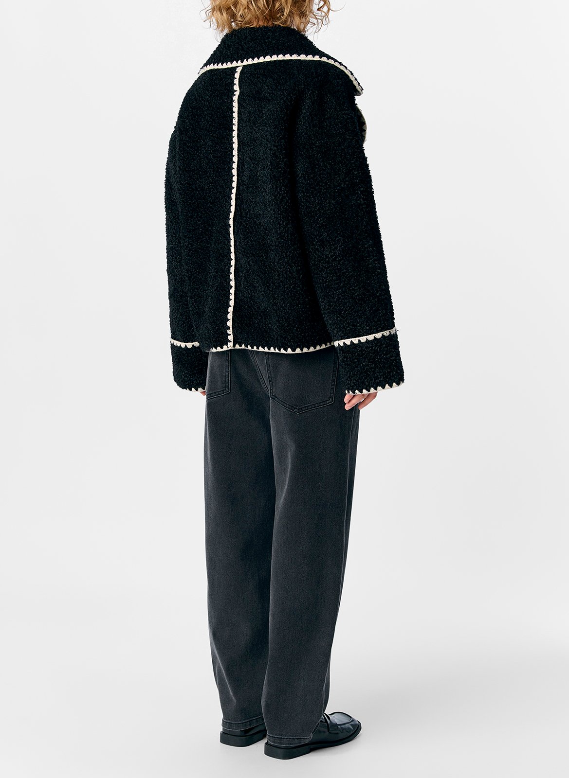 Jas met reverskraag OBJECT Zwart