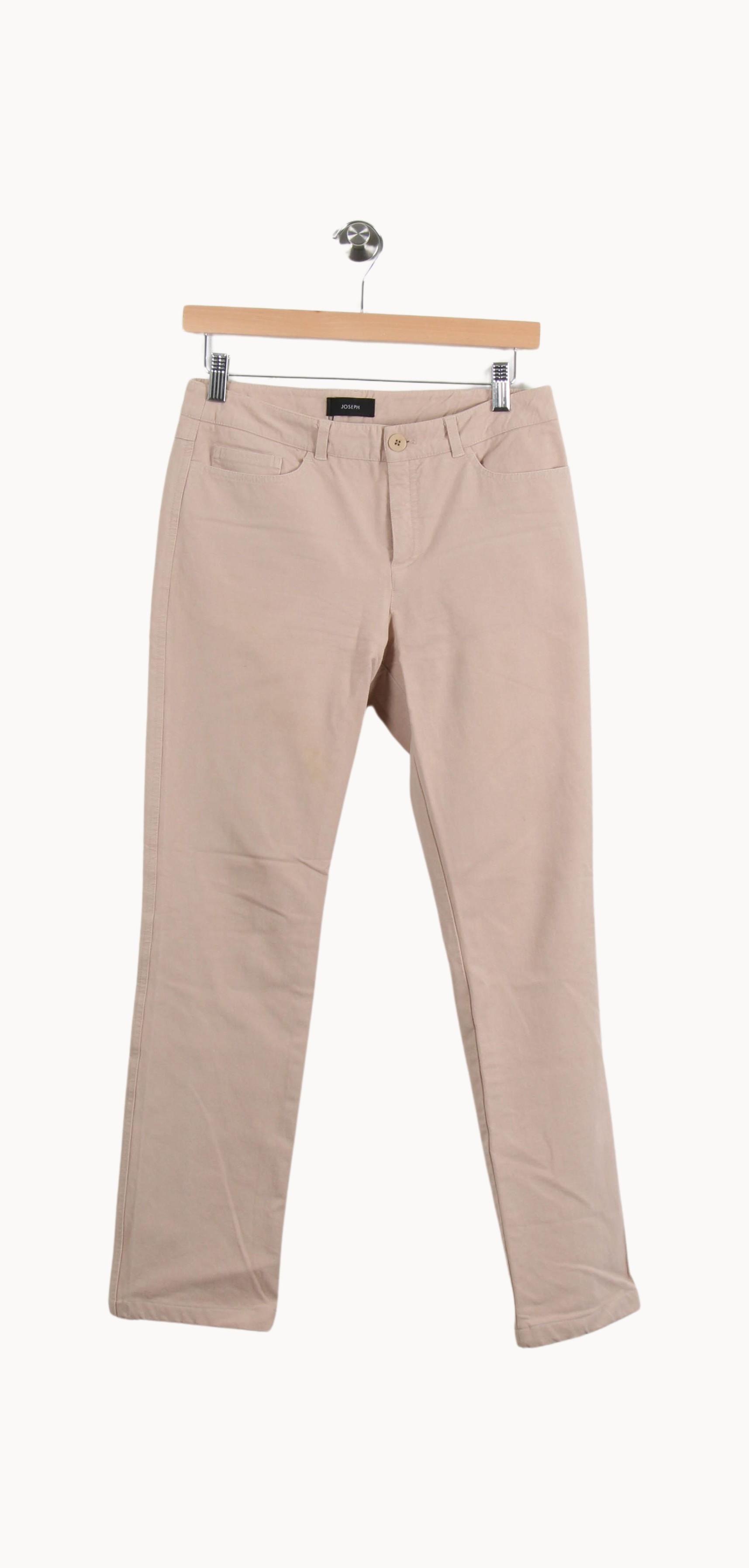 Cropped slim jeans with studs JOSEPH - Seconde Main Beige