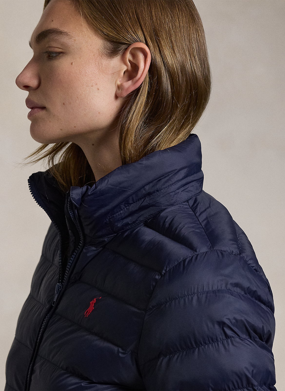 Doudoune col montant POLO RALPH LAUREN Bleu
