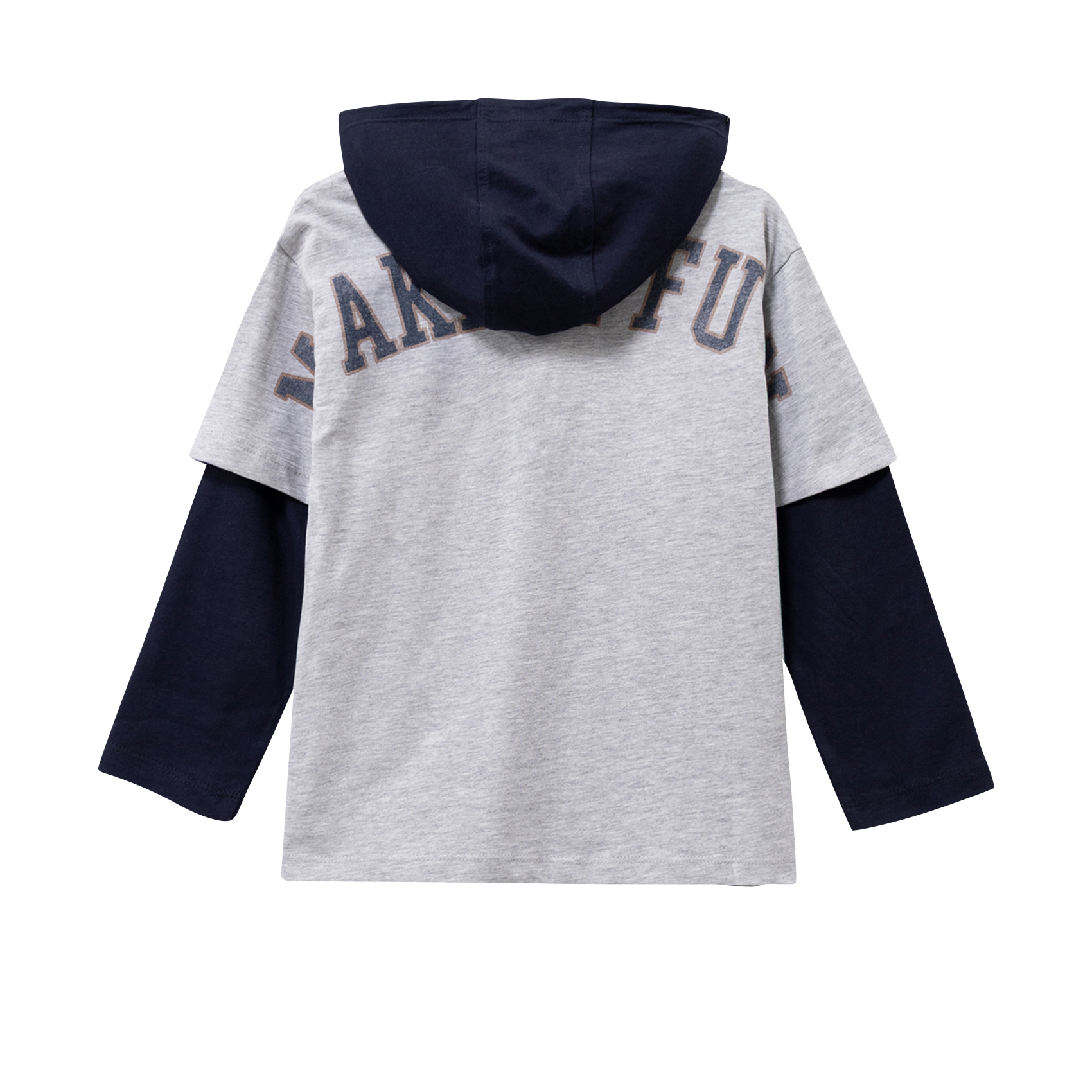 Oversized round-neck cotton T-shirt IKKS JUNIOR Grey