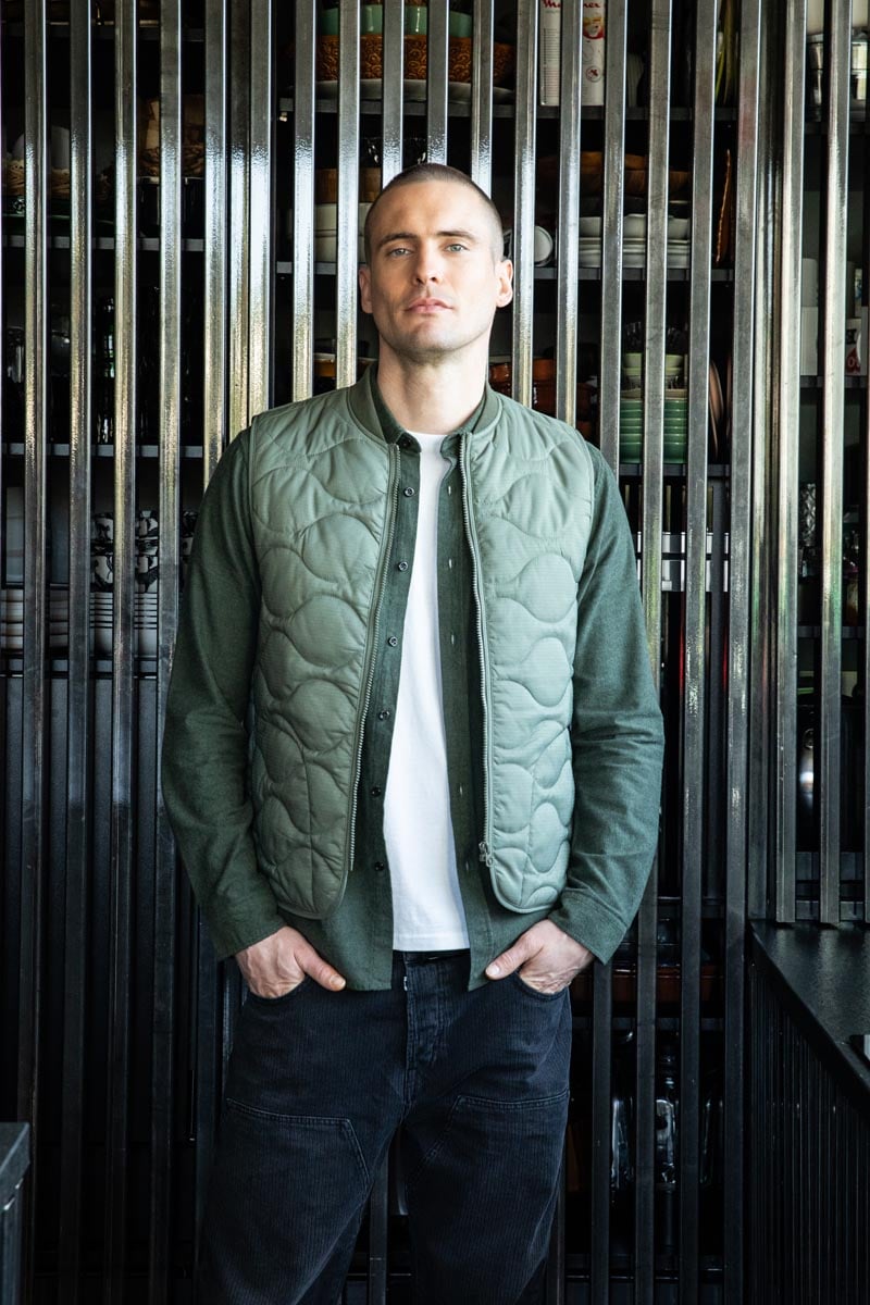 Bodywarmer LE TEMPS DES CERISES Khaki