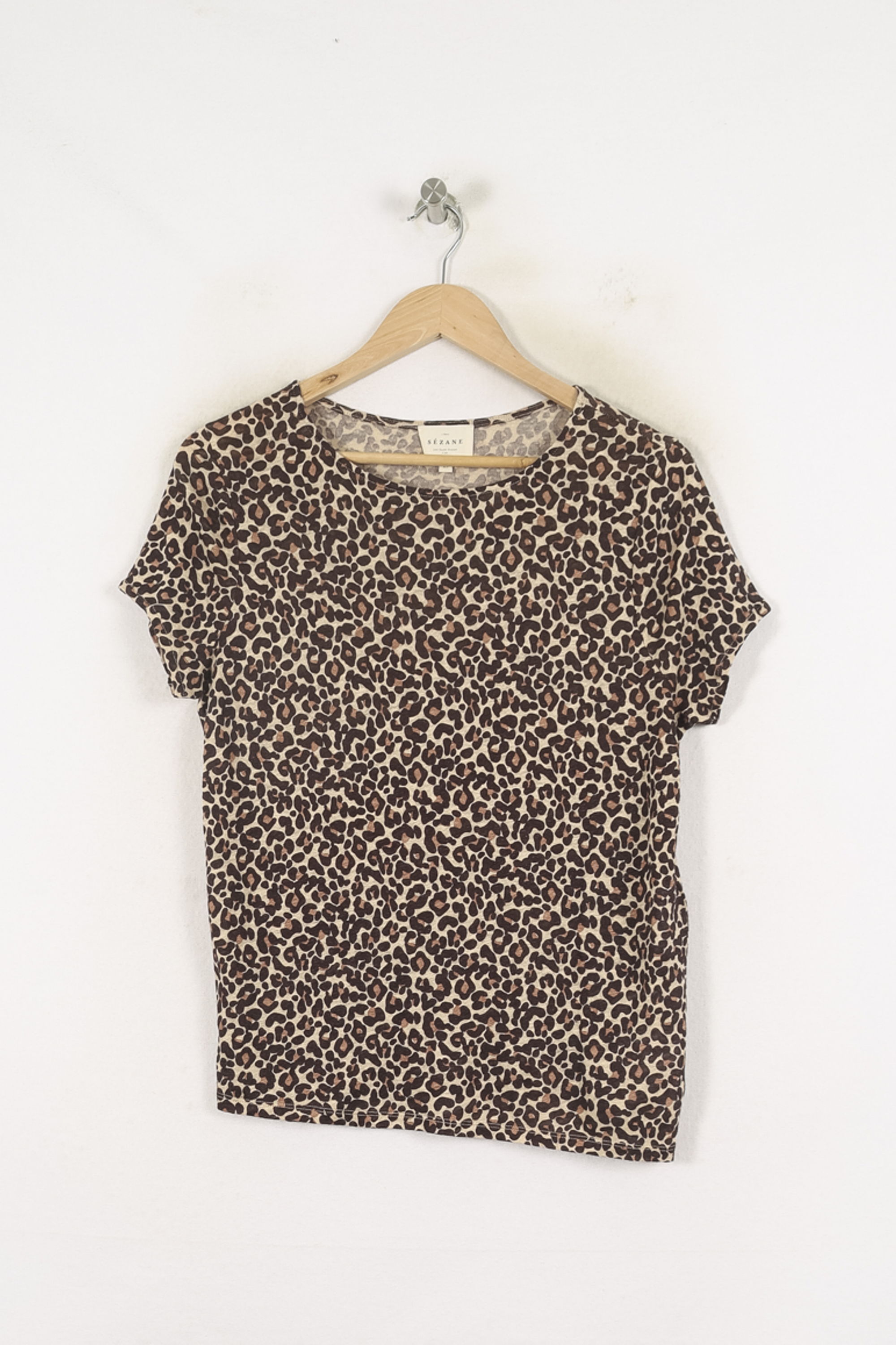 Tommy Badge T-shirt SEZANE - Seconde main Multicolored