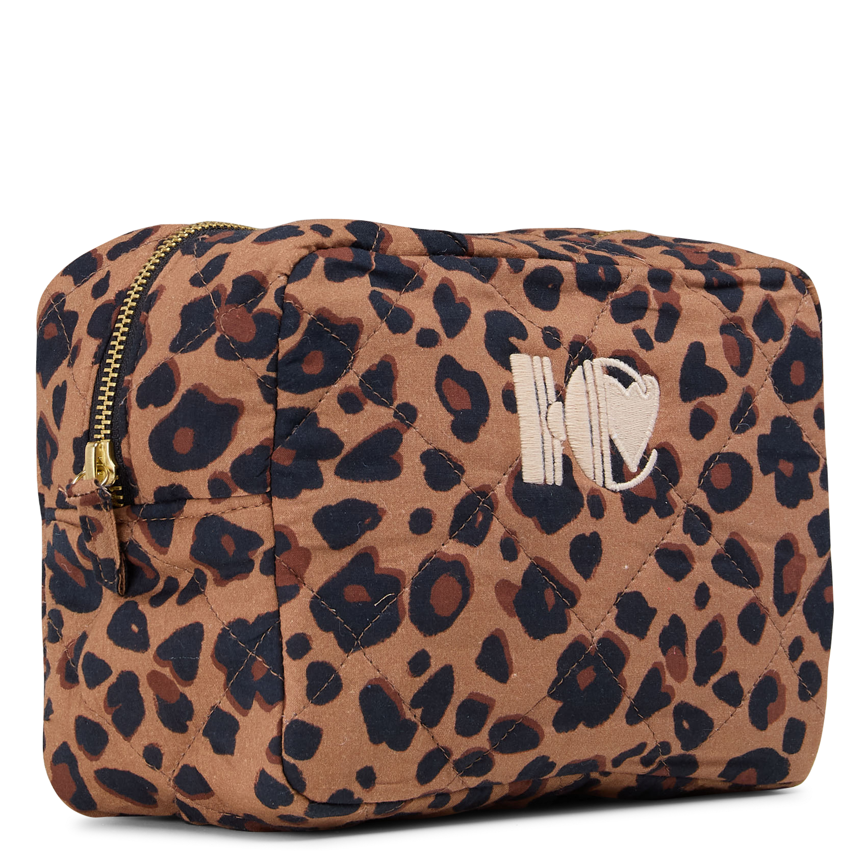 Cotton clutch bag I CODE Brown