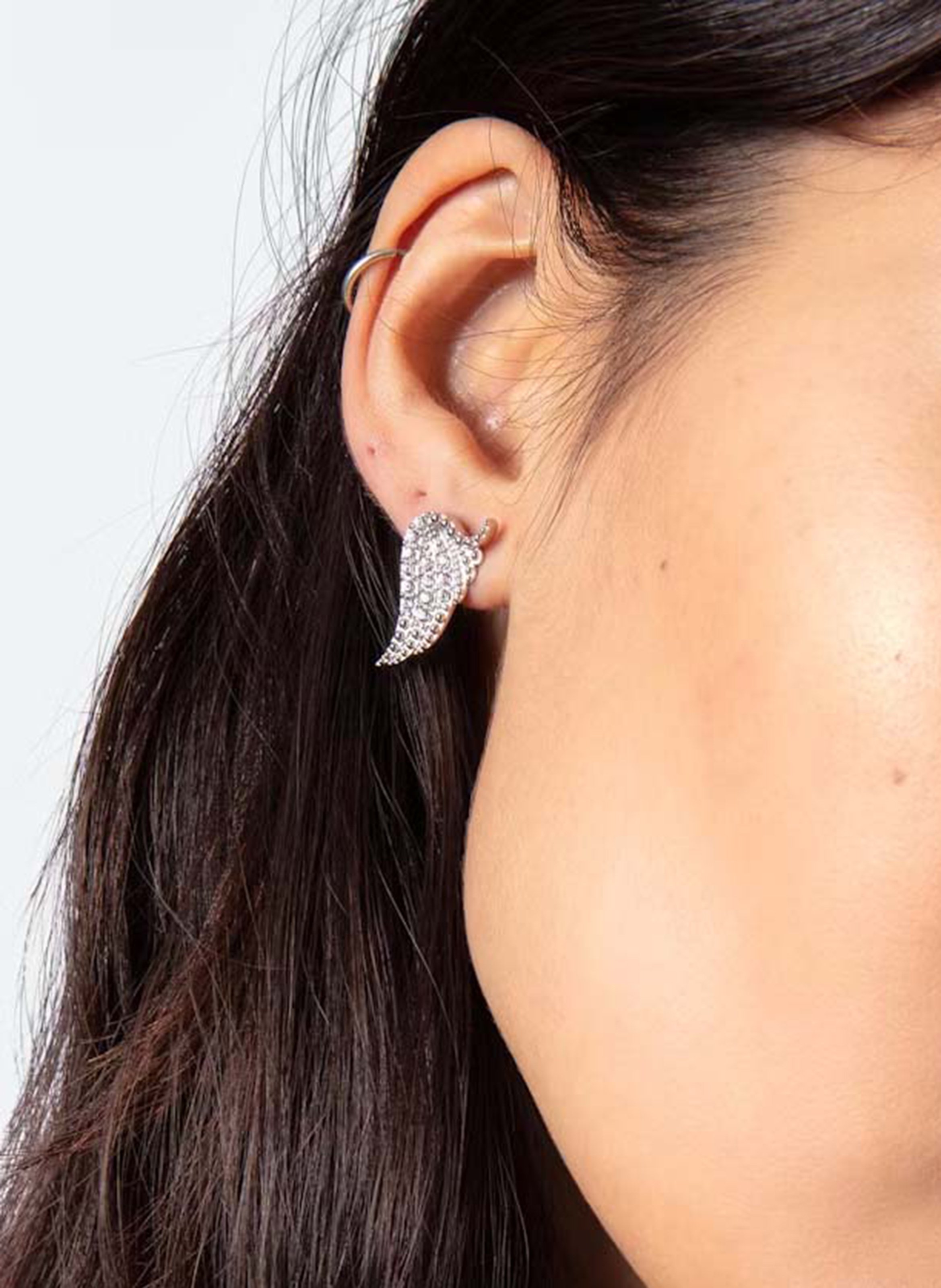 Rhinestone earrings ZADIG&VOLTAIRE Grey