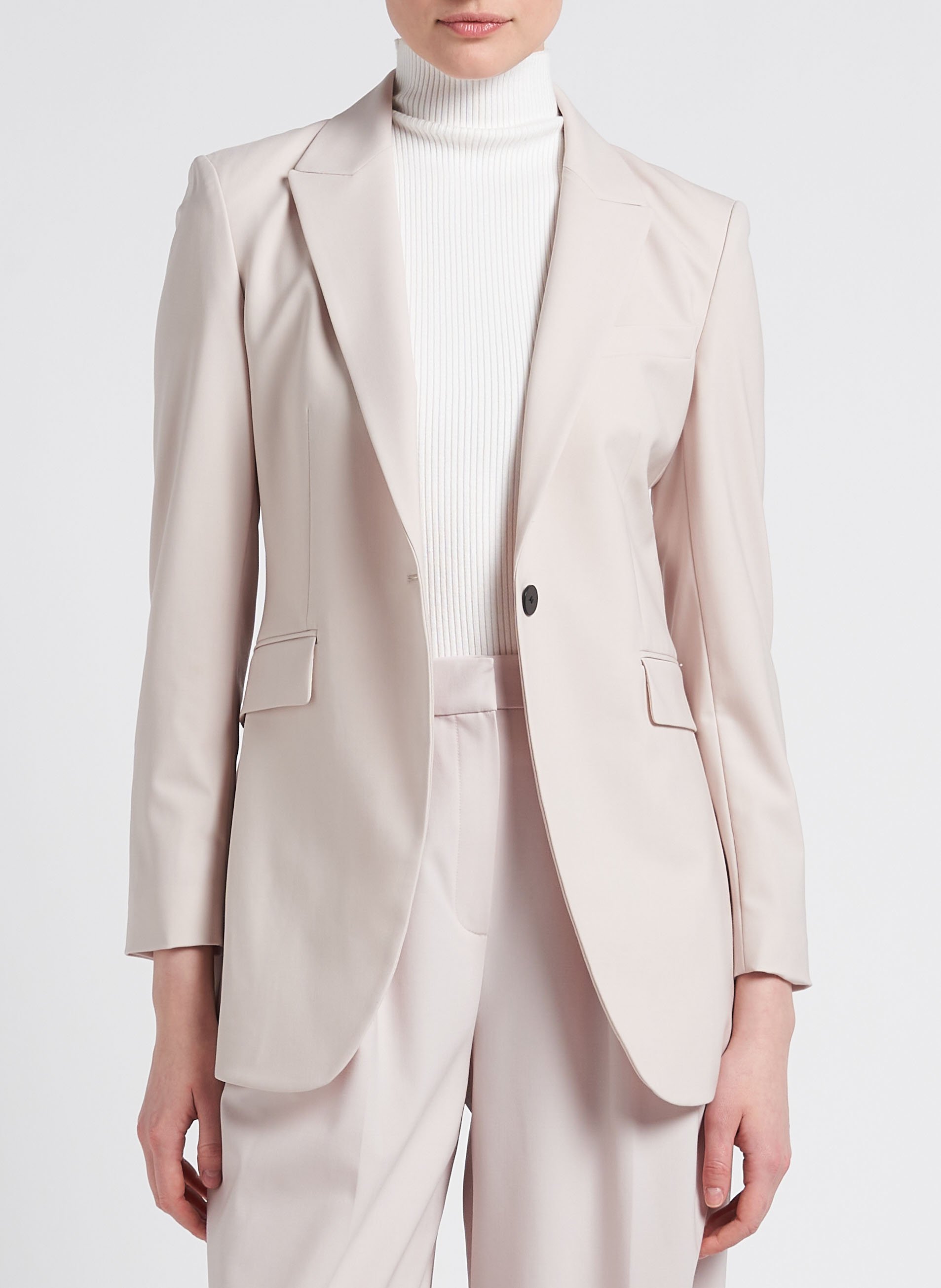 Blazer aus Wollmix THEORY Beige