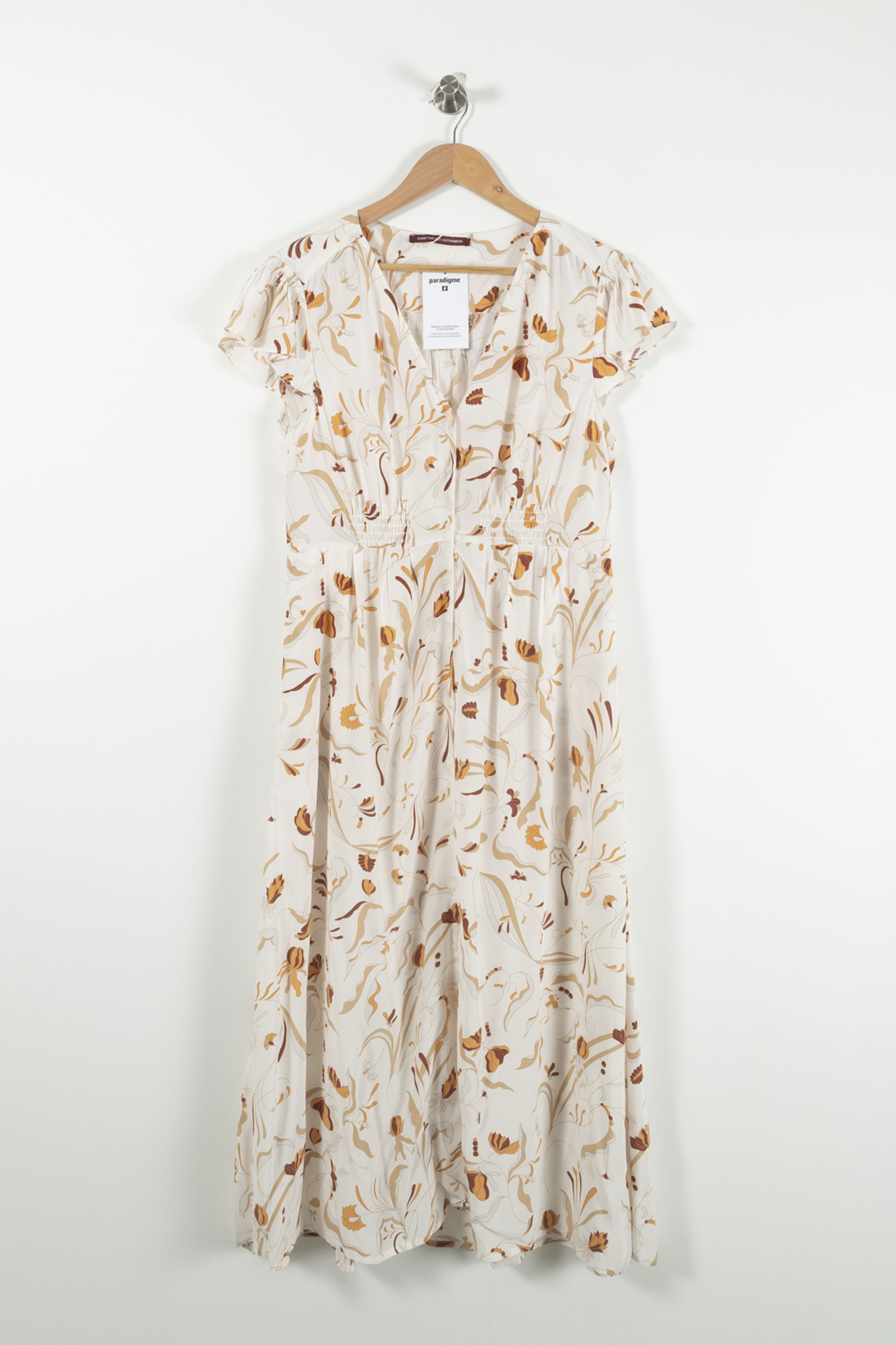 Robe longue COMPTOIR DES COTONNIERS - Seconde main Blanc