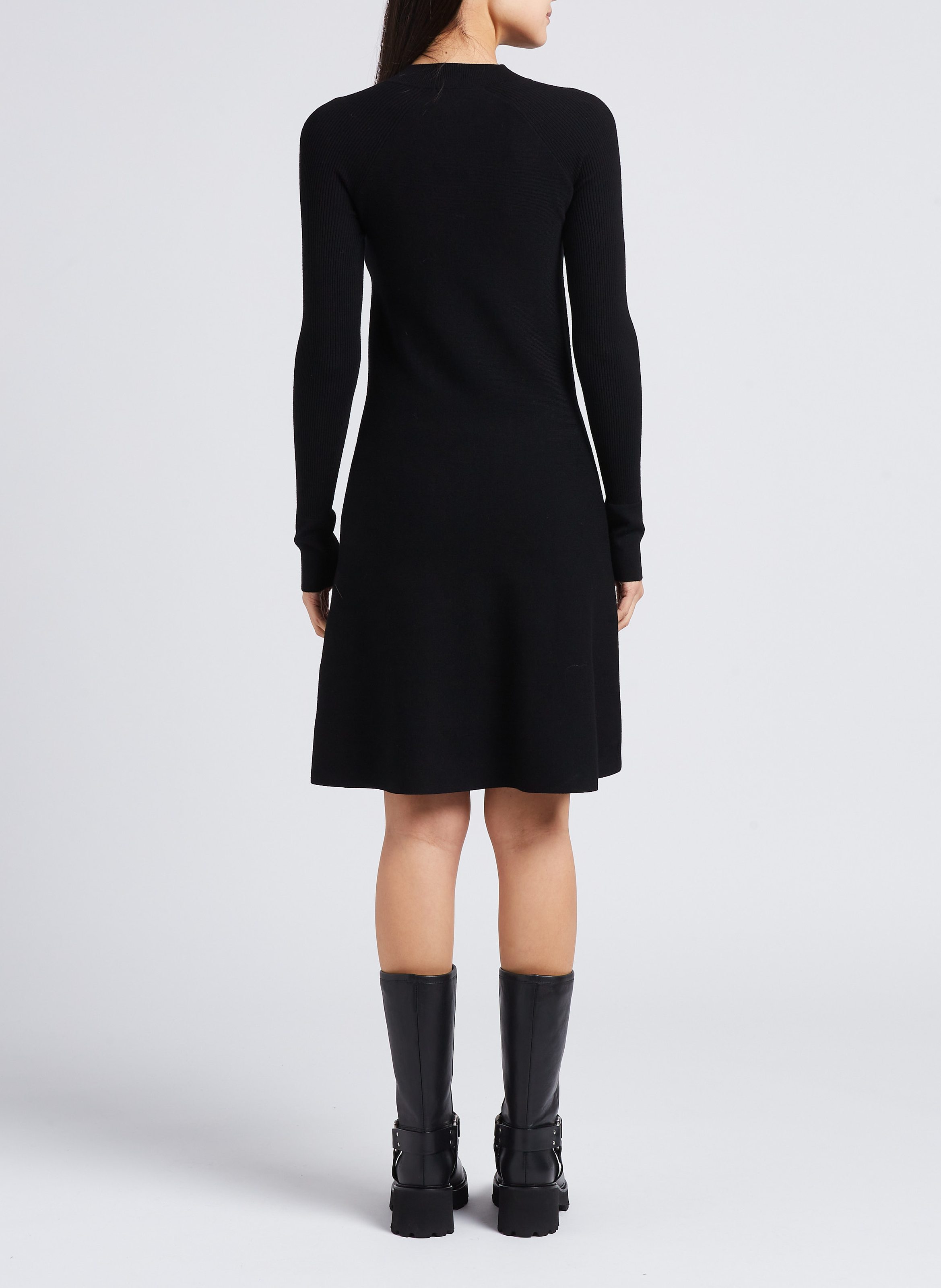 Robe midi col montant MAX MARA LEISURE Noir