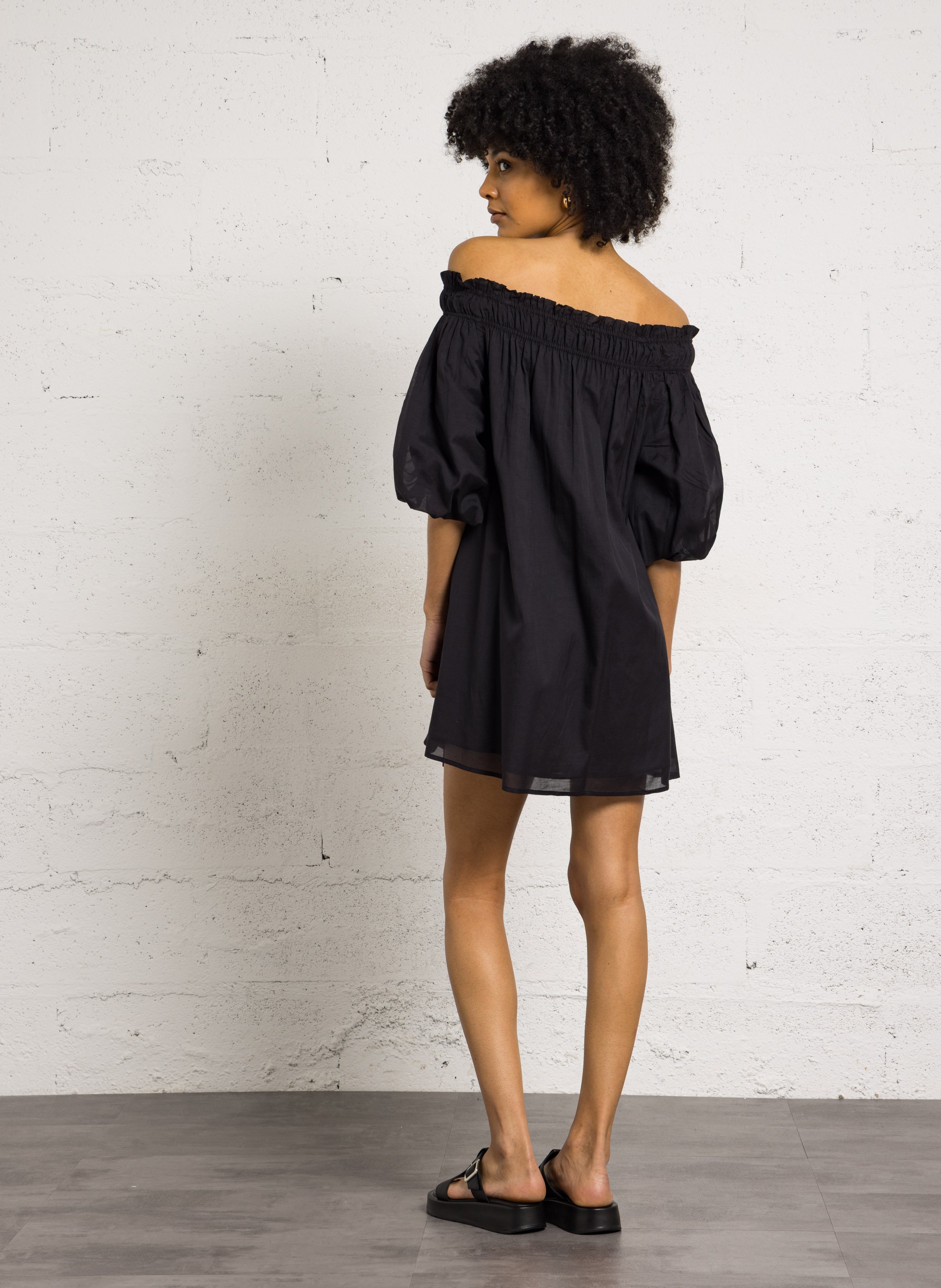 Cotton dress PETITE MENDIGOTE Black