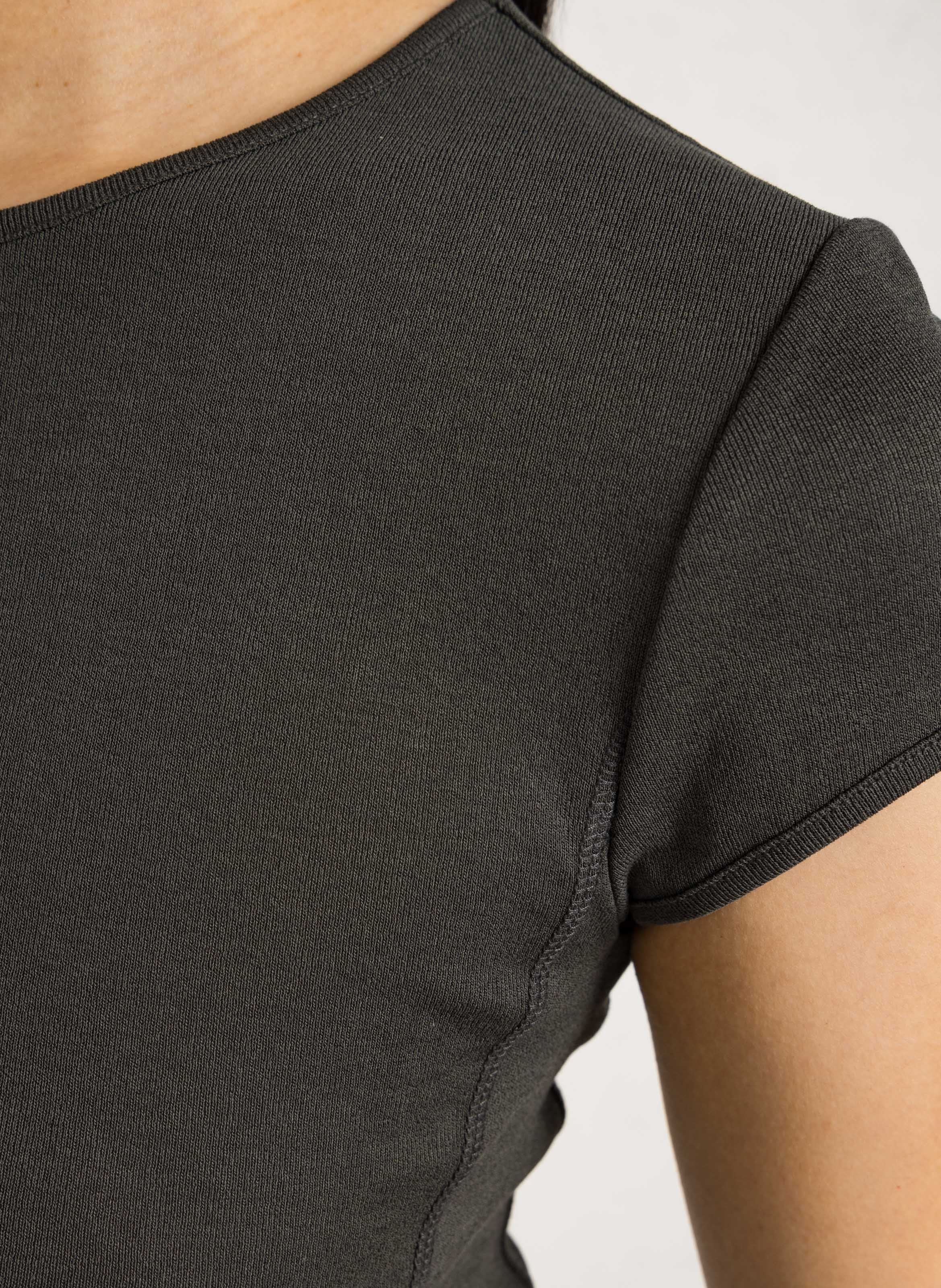 Wickel-T-Shirt SOEUR Grun