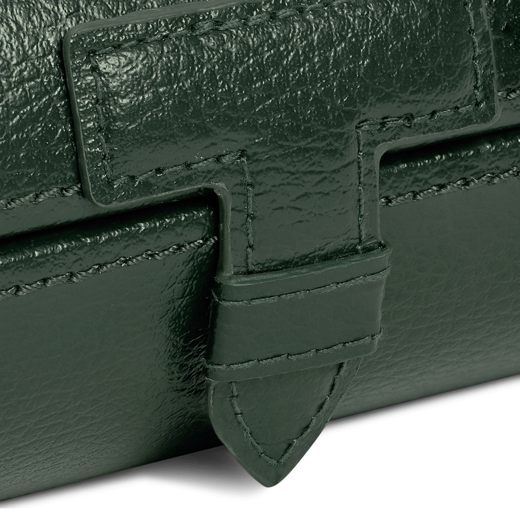 Etui à montres en cuir | Vert LE TANNEUR Homme