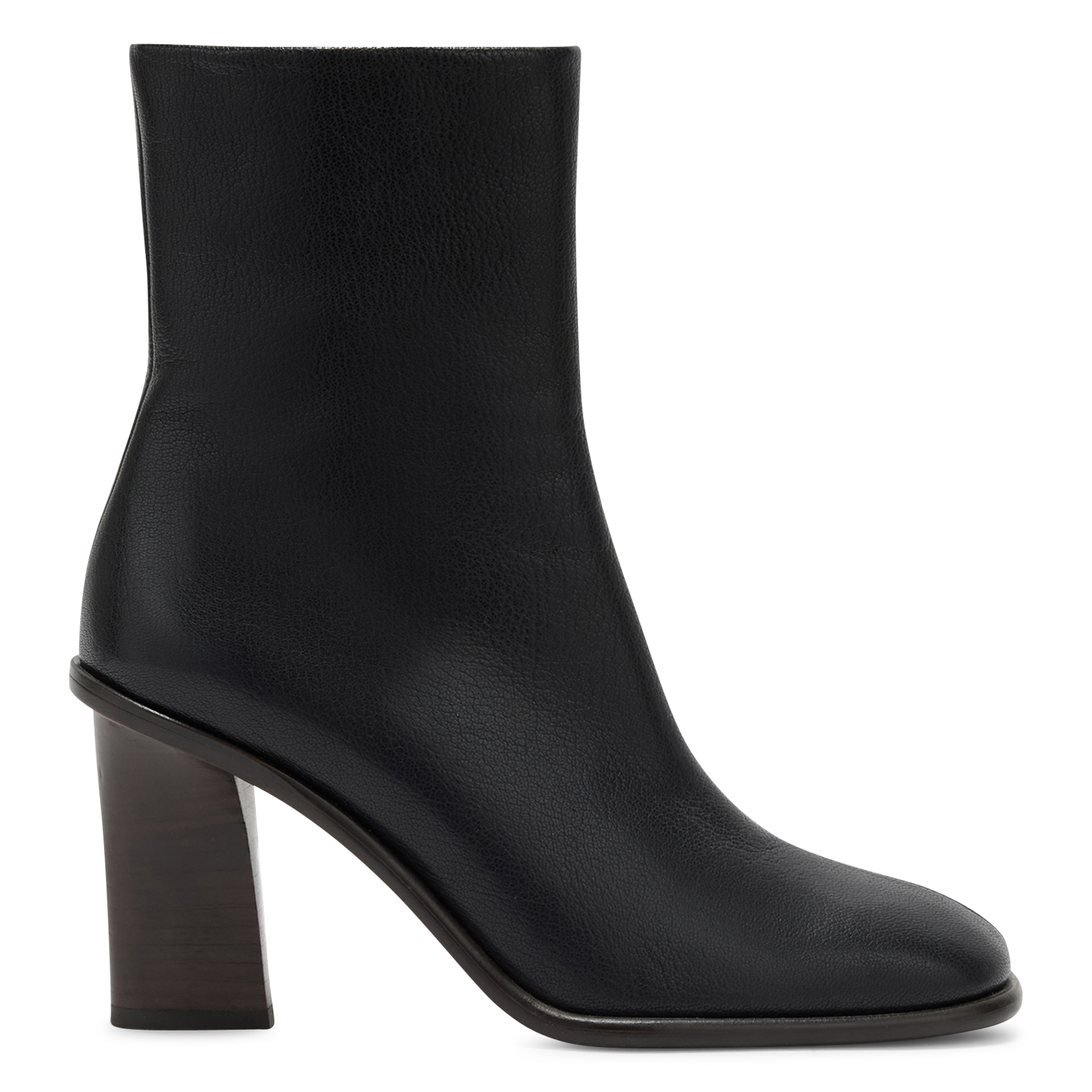 Bottines en cuir SOEUR Noir