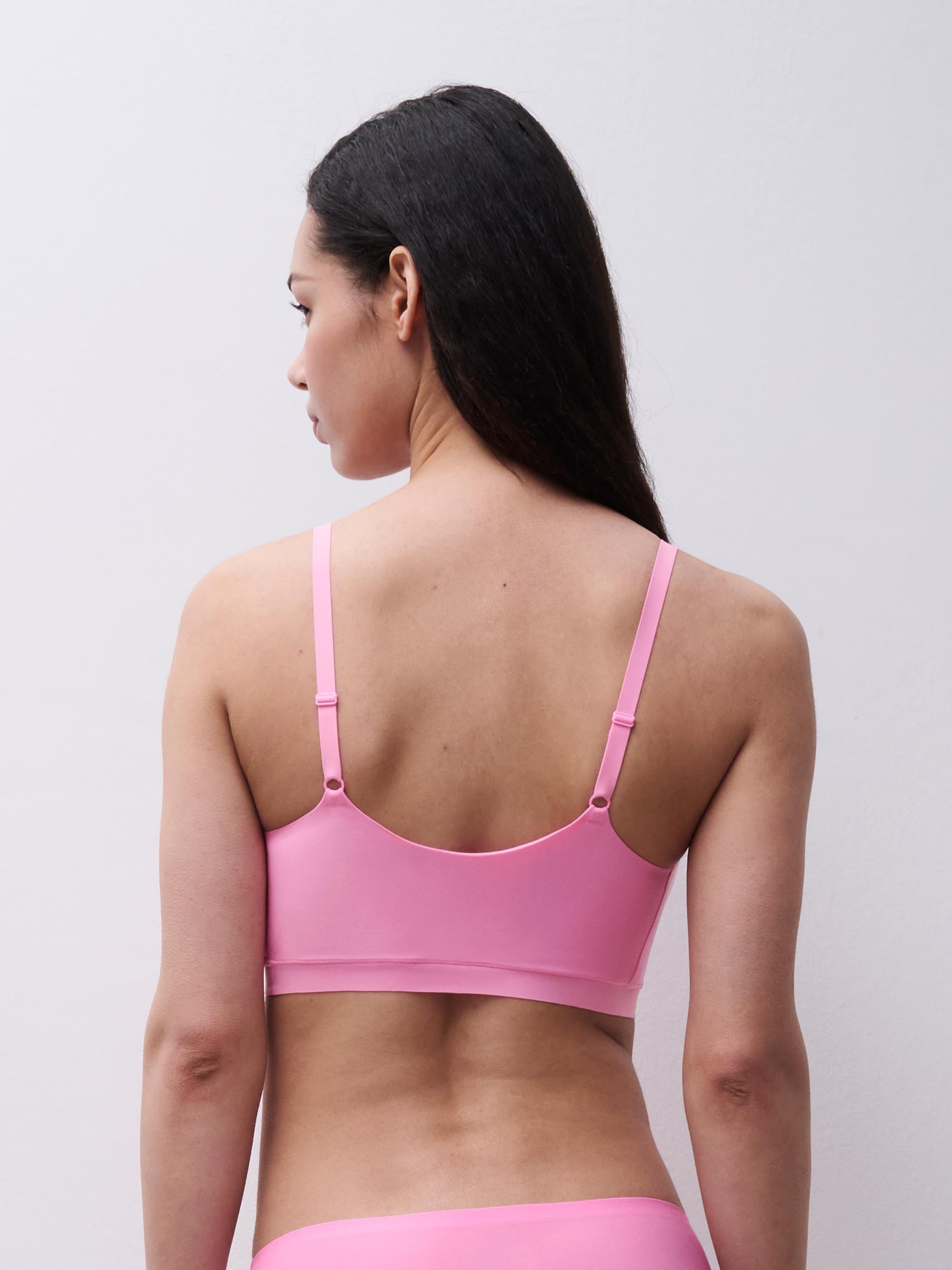 Bralette with cups CHANTELLE Pink
