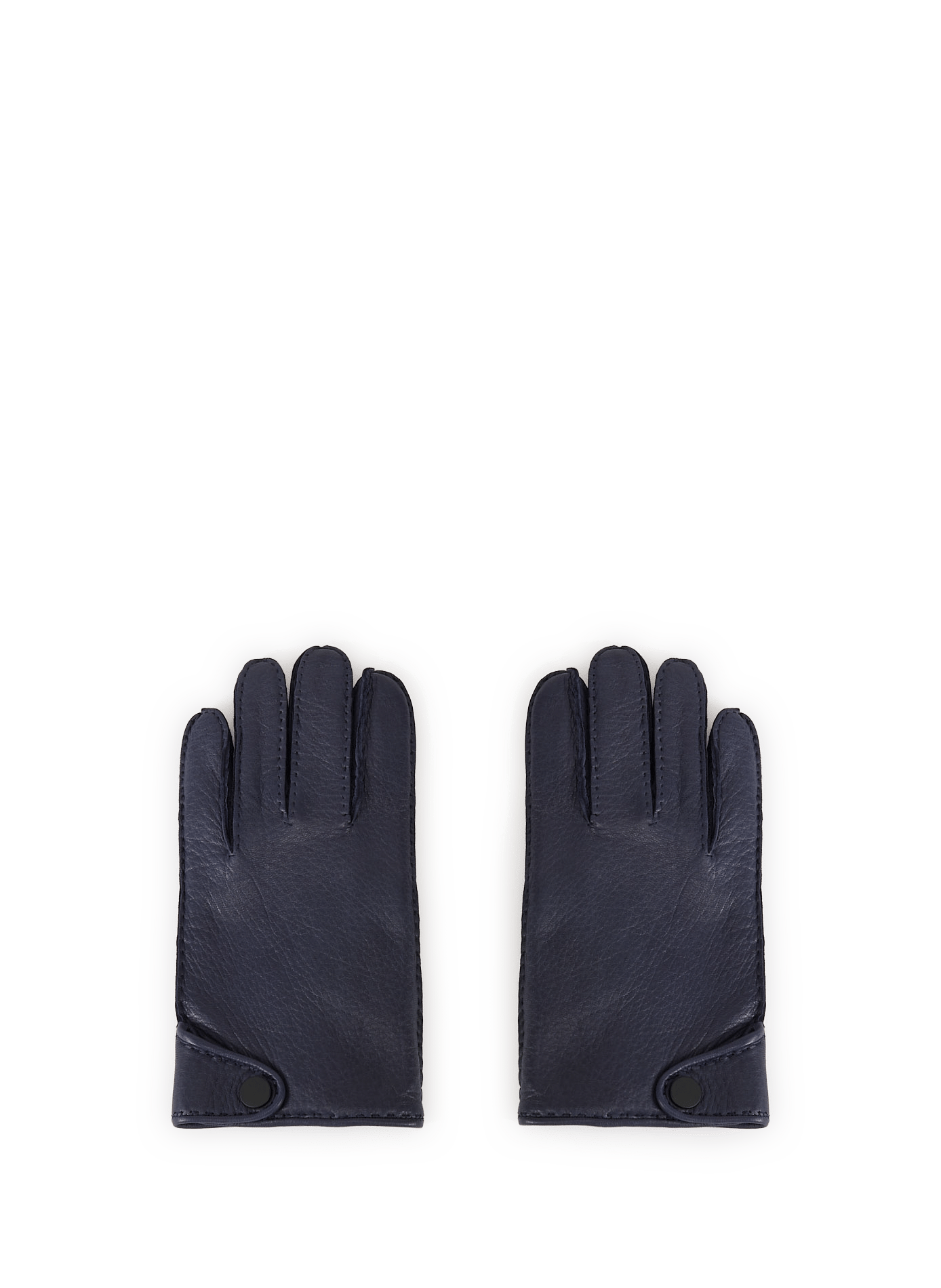 Leather gloves SAISON 1865 Blue