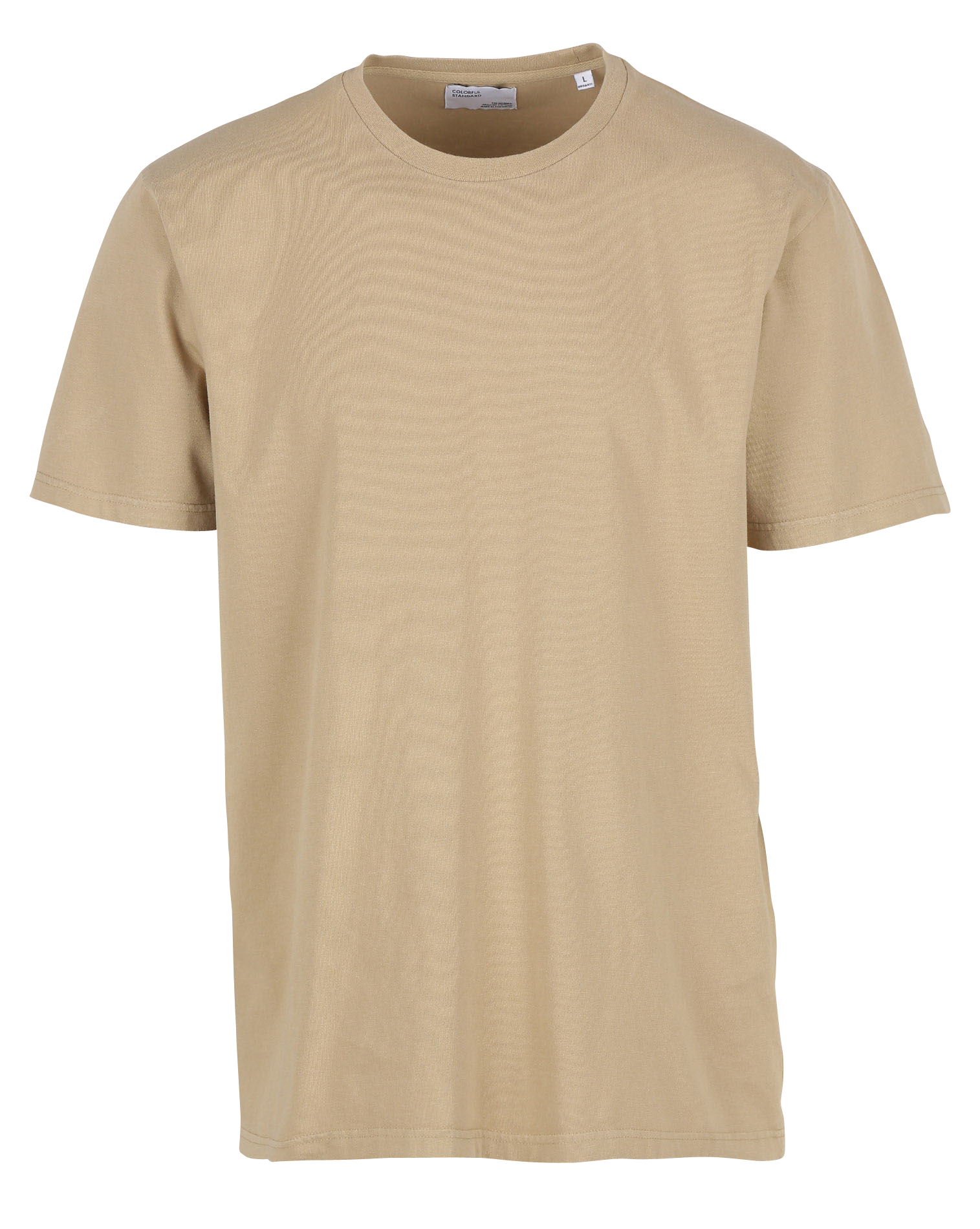 T-shirt col rond en coton biologique KakiCOLORFUL STANDARD